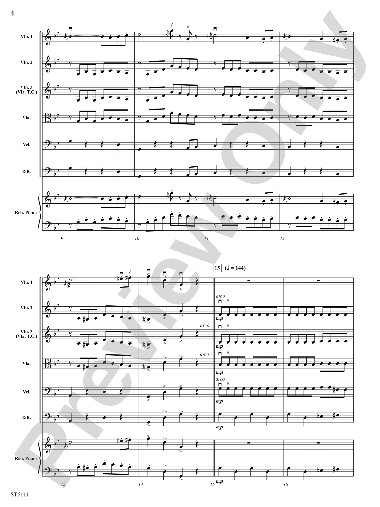 The Chase: String Orchestra Conductor Score & Parts