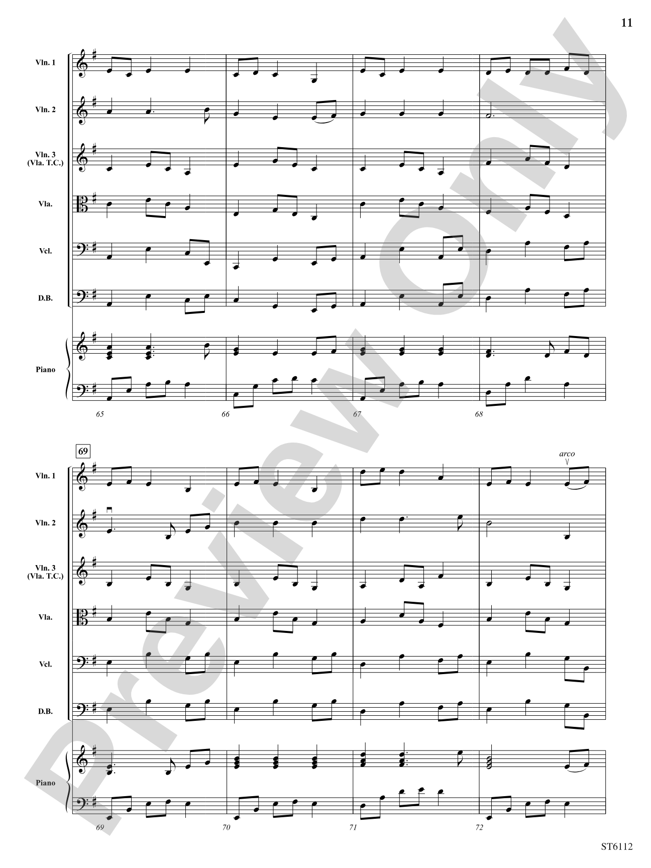 Song of the Sea Mariner: String Orchestra Conductor Score & Parts