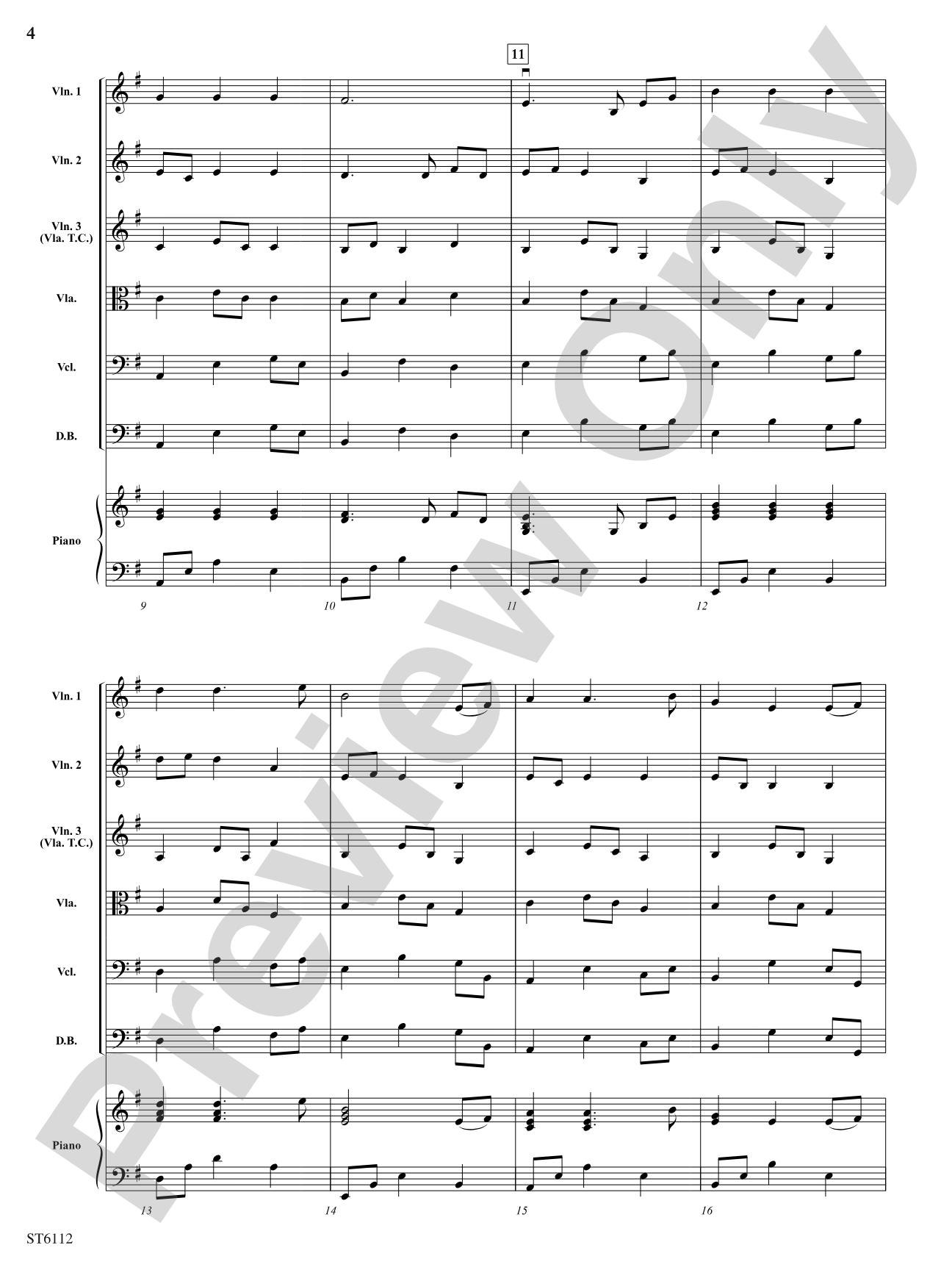 Song of the Sea Mariner: String Orchestra Conductor Score & Parts