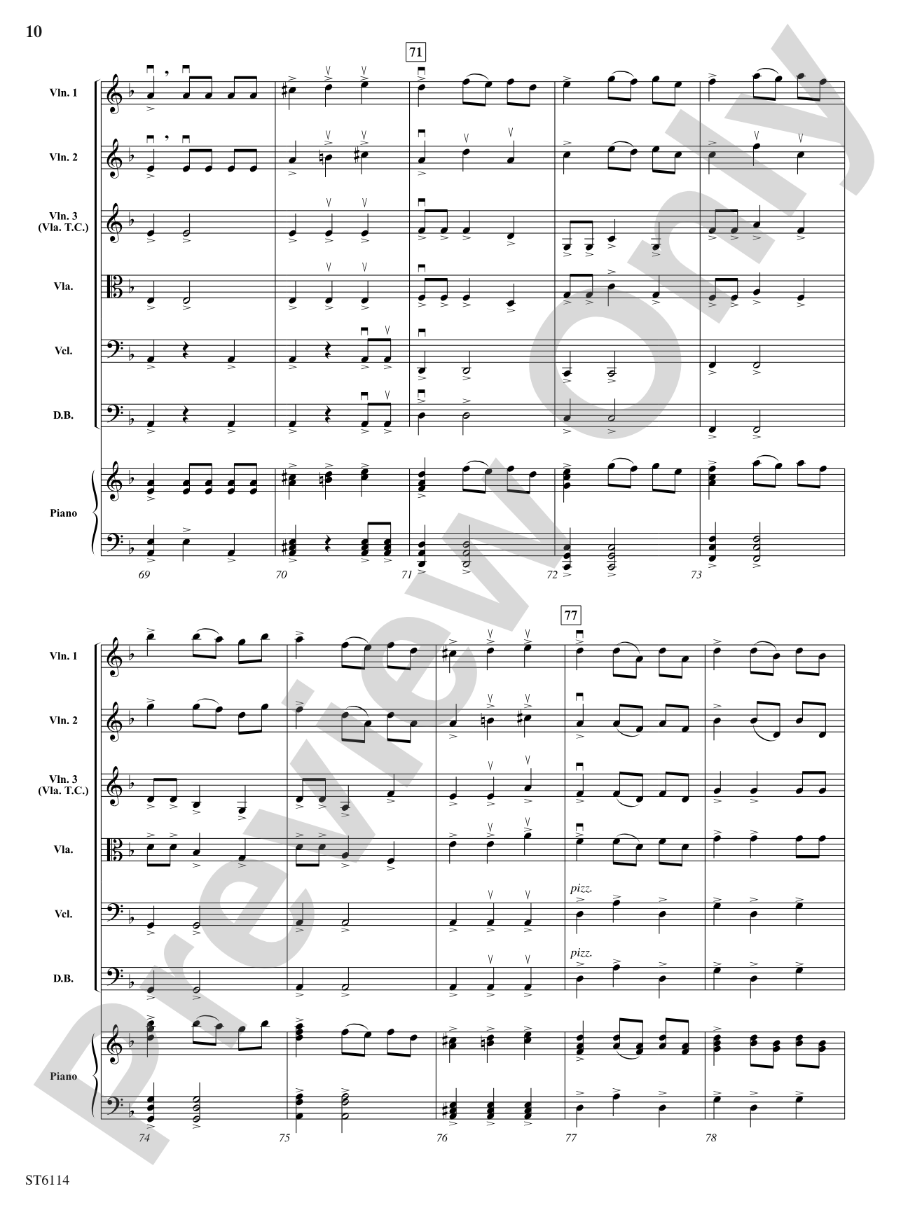 Mythos: String Orchestra Conductor Score & Parts