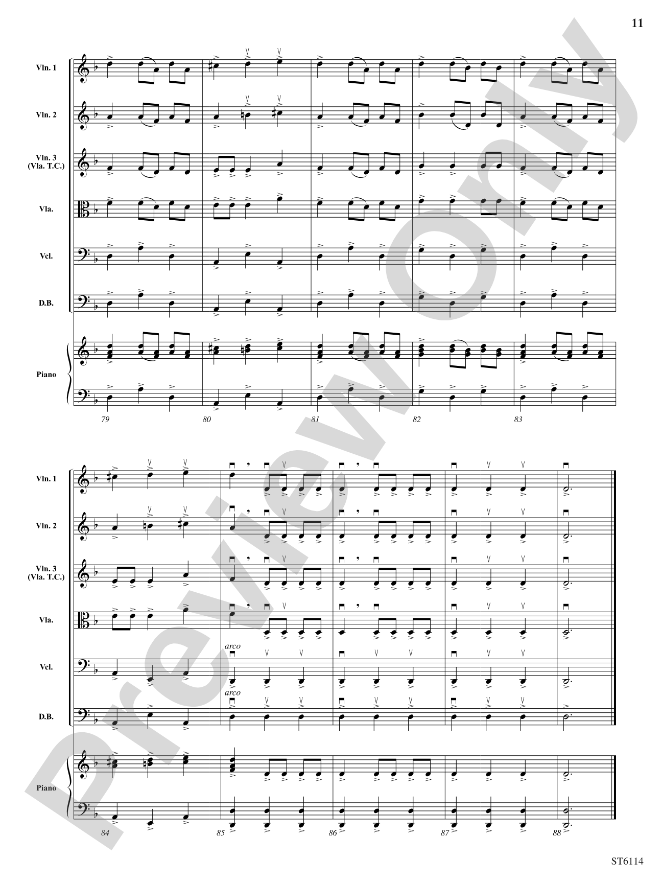 Mythos: String Orchestra Conductor Score & Parts
