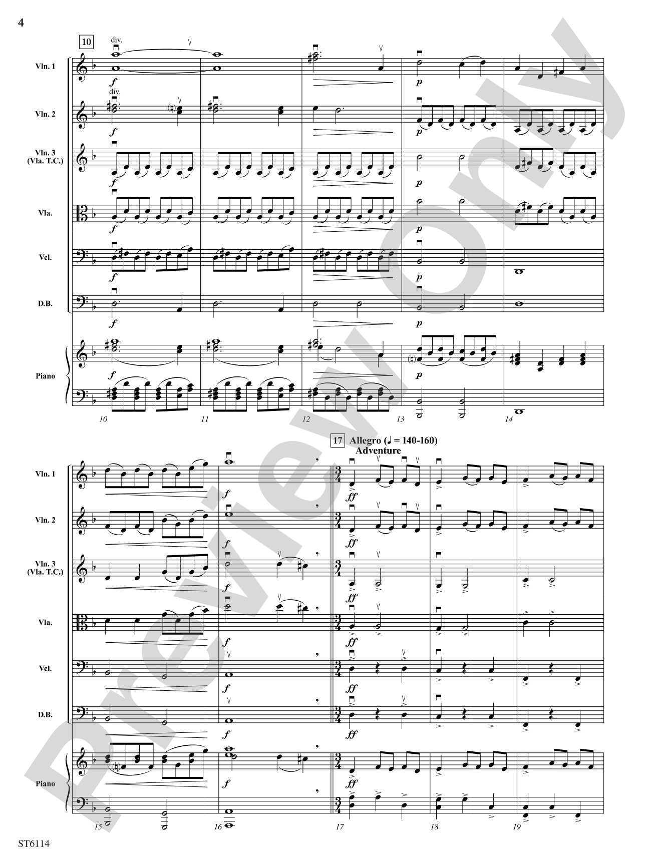Mythos: String Orchestra Conductor Score & Parts