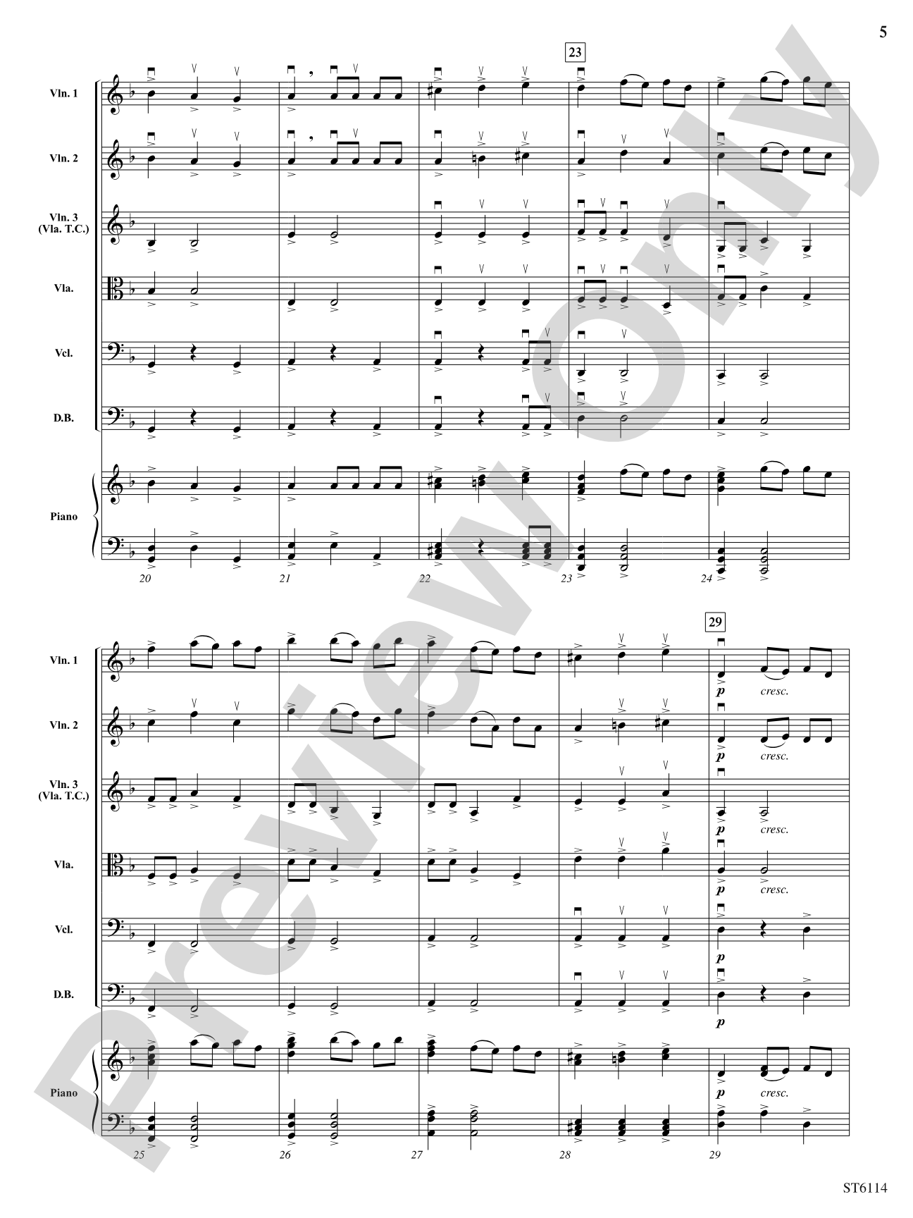 Mythos: String Orchestra Conductor Score & Parts
