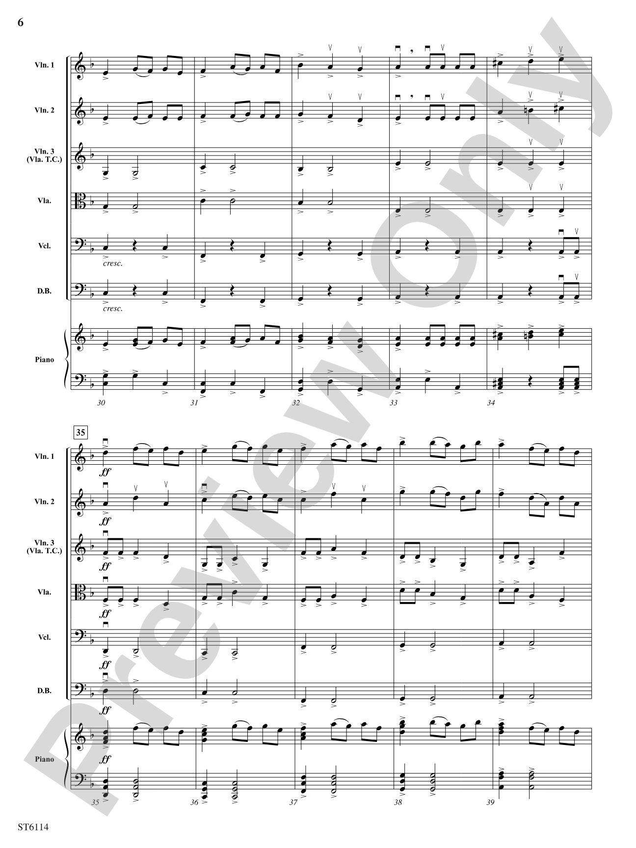 Mythos: String Orchestra Conductor Score & Parts
