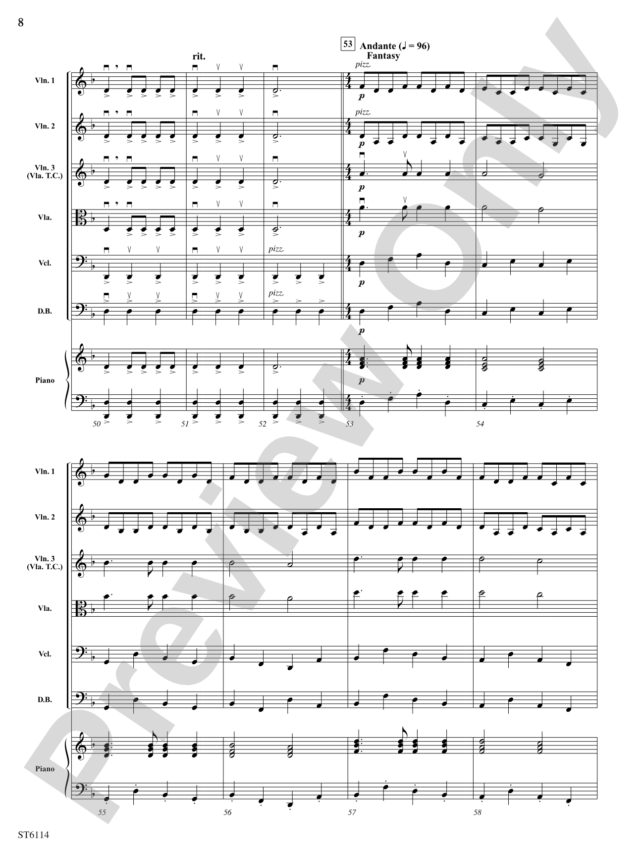 Mythos: String Orchestra Conductor Score & Parts