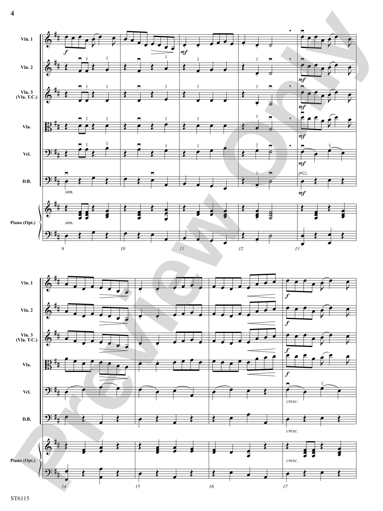 Fiddle Fever: String Orchestra Conductor Score & Parts