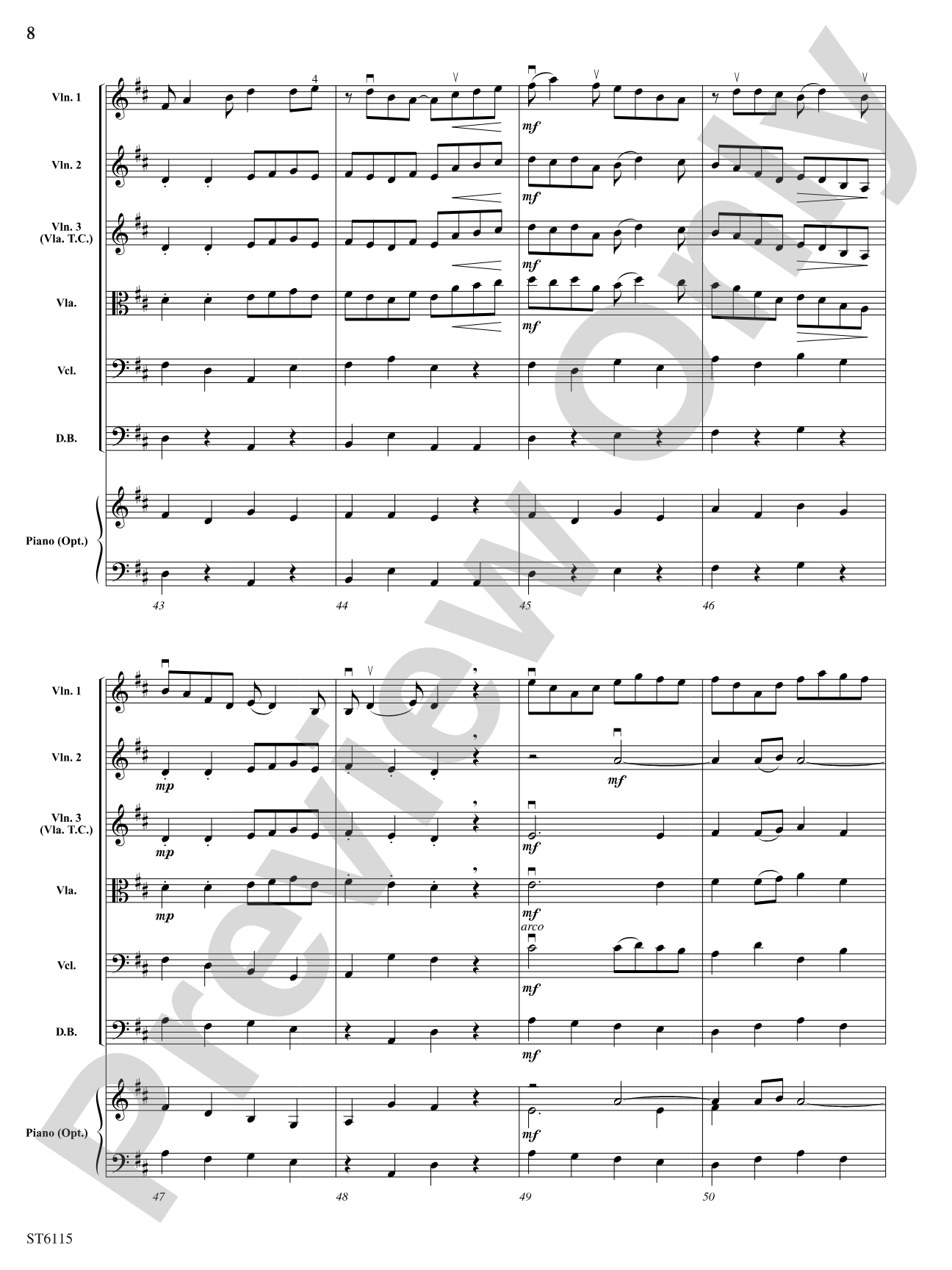 Fiddle Fever: String Orchestra Conductor Score & Parts