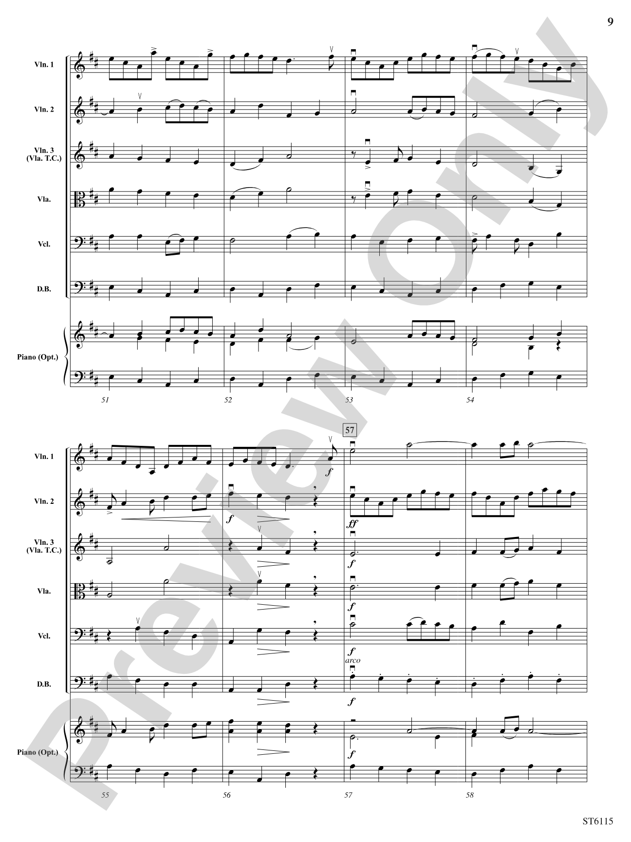 Fiddle Fever: String Orchestra Conductor Score & Parts