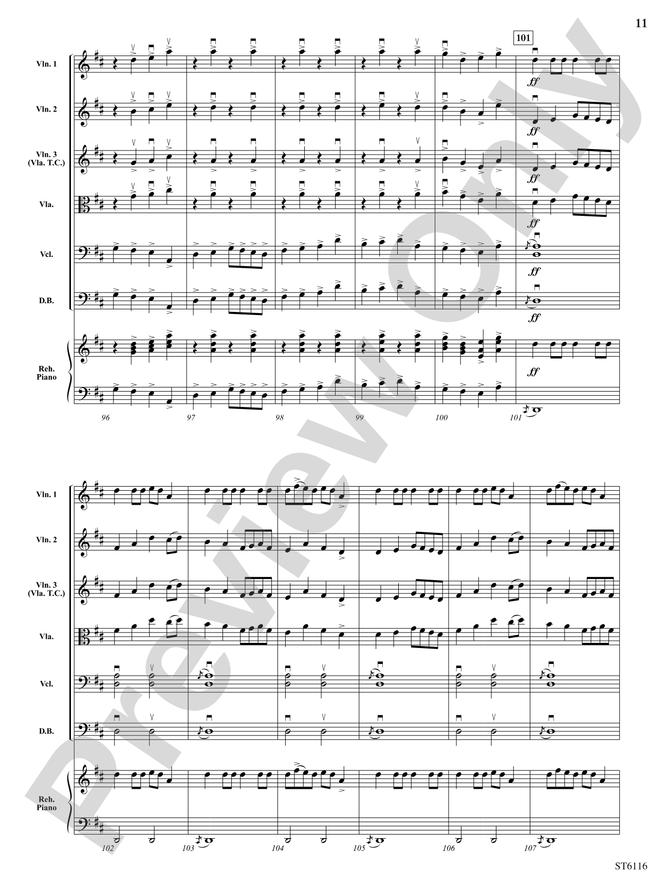 Variations on an Irish Tune: String Orchestra Conductor Score & Parts