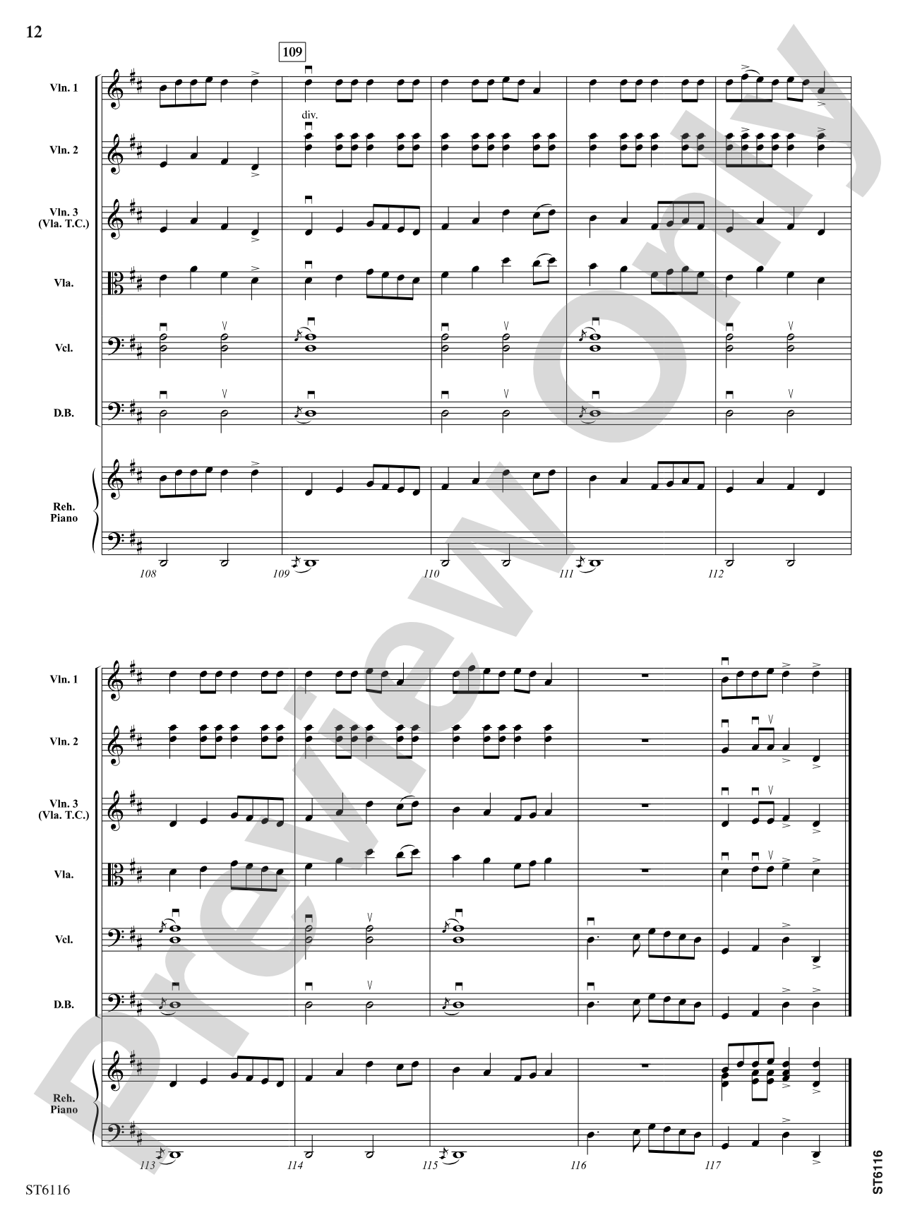 Variations on an Irish Tune: String Orchestra Conductor Score & Parts