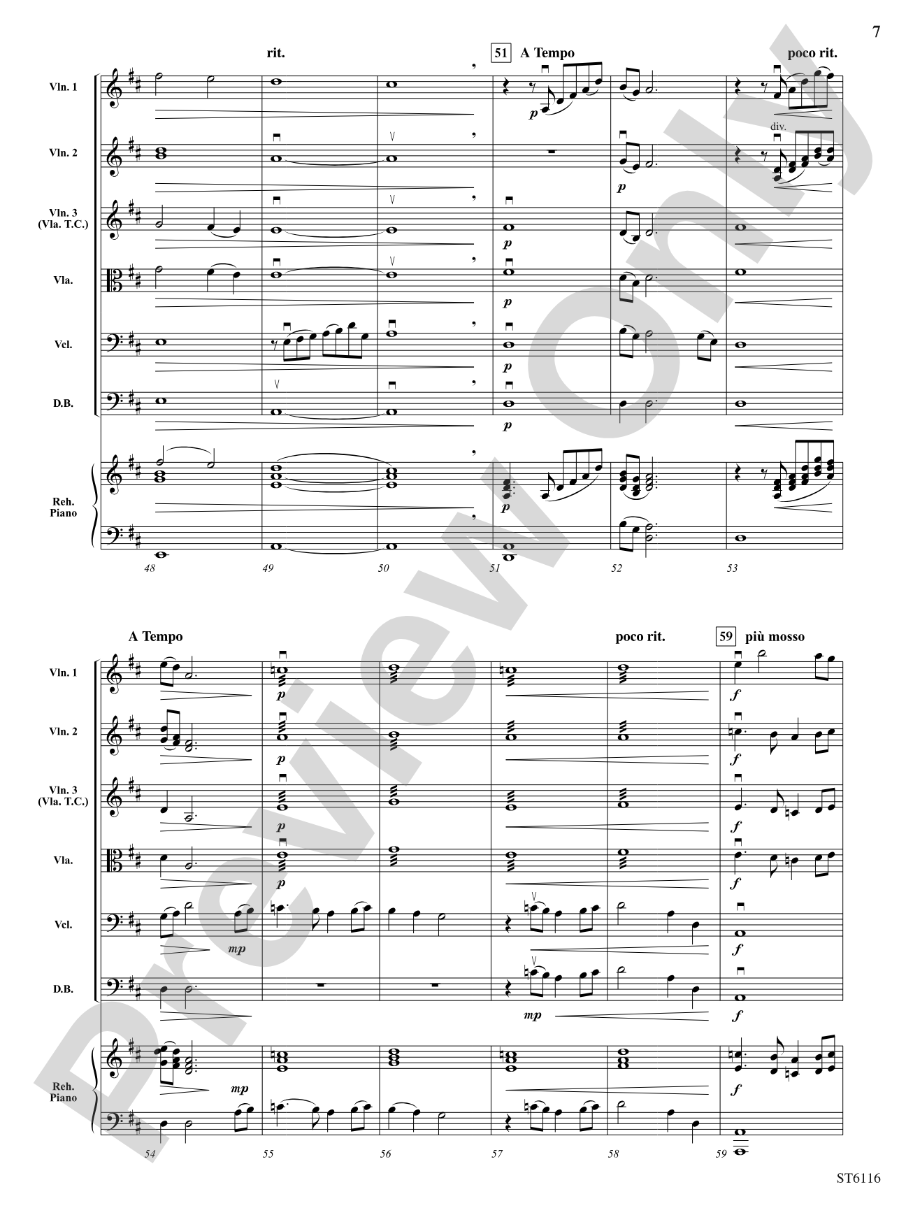Variations on an Irish Tune: String Orchestra Conductor Score & Parts