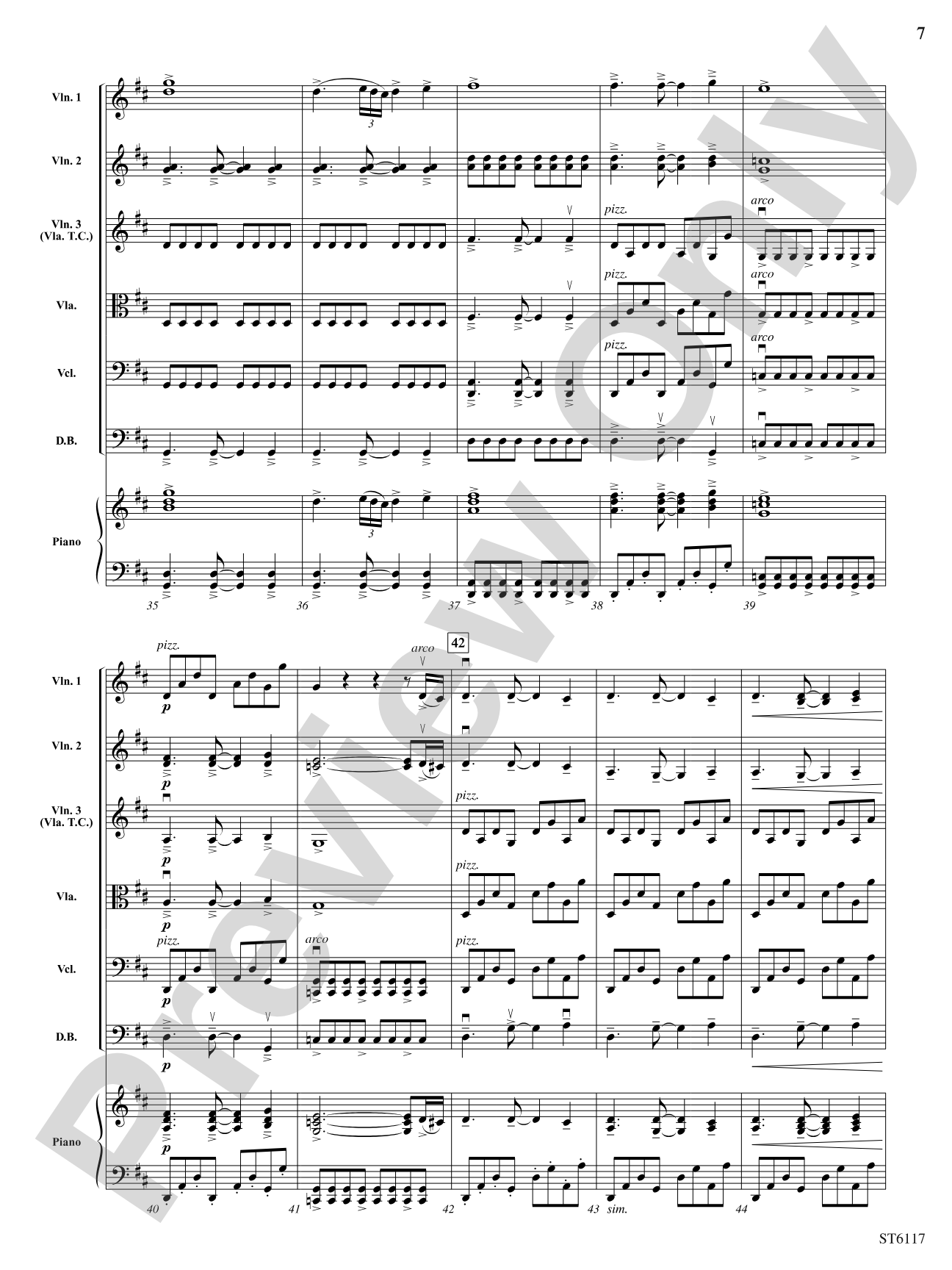 American Landscape: String Orchestra Conductor Score & Parts