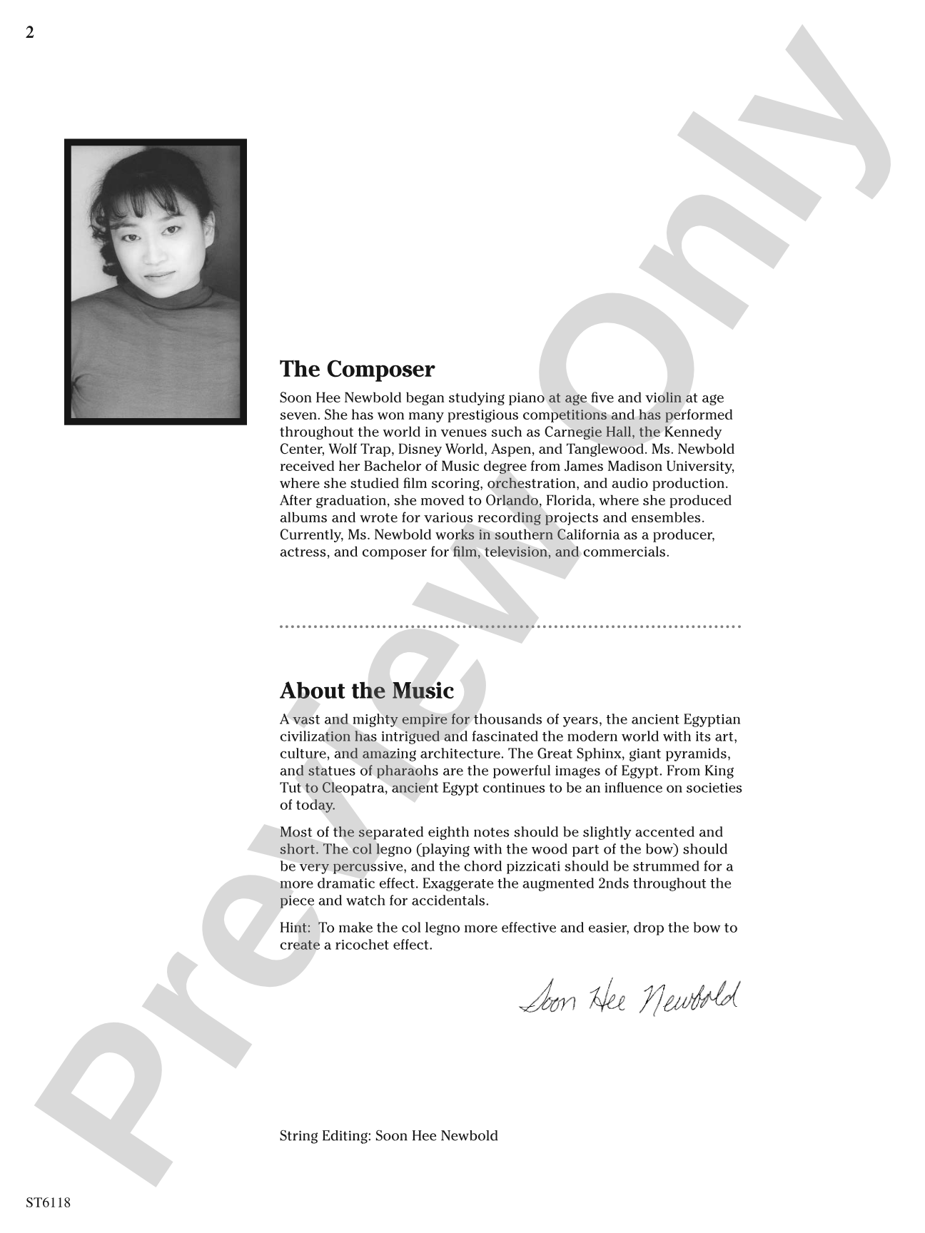 Egyptian Legacy: String Orchestra Conductor Score & Parts