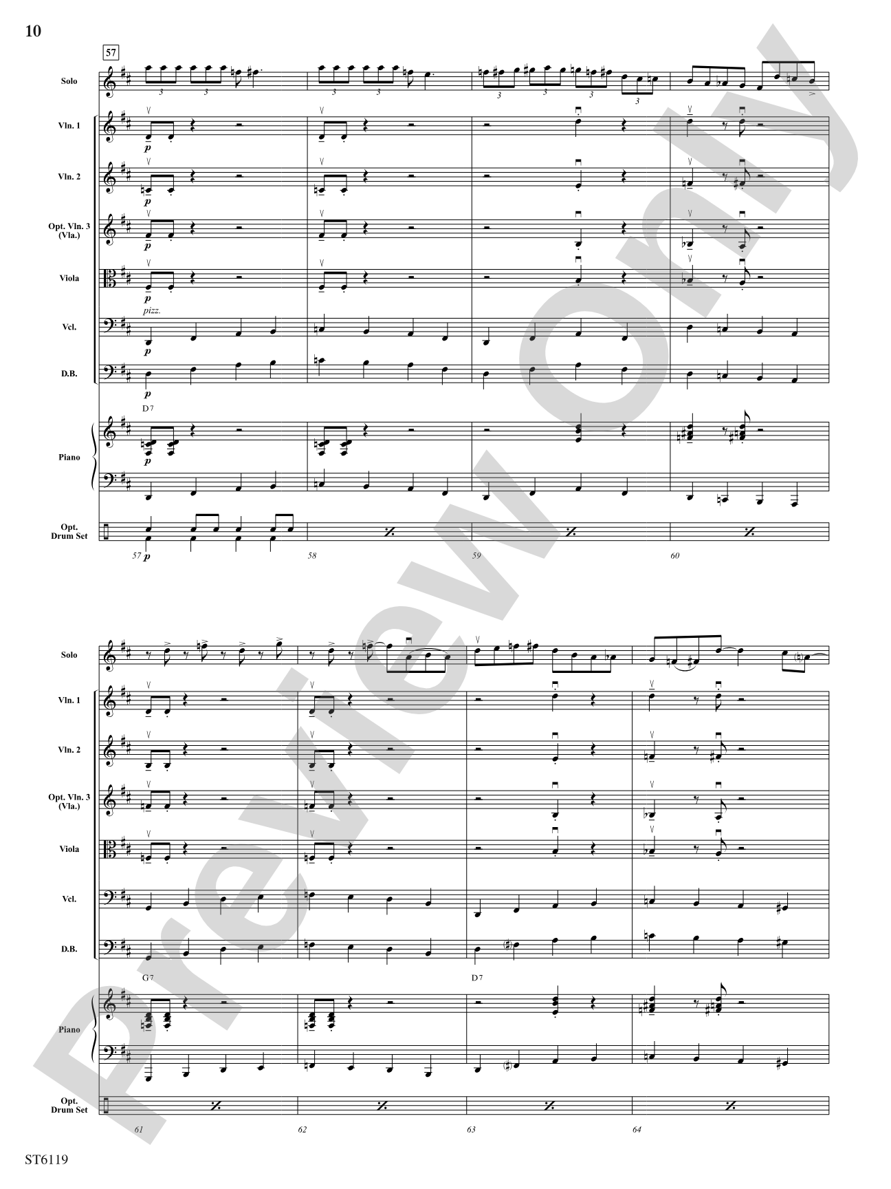 Stringin' the Blues: String Orchestra Conductor Score & Parts