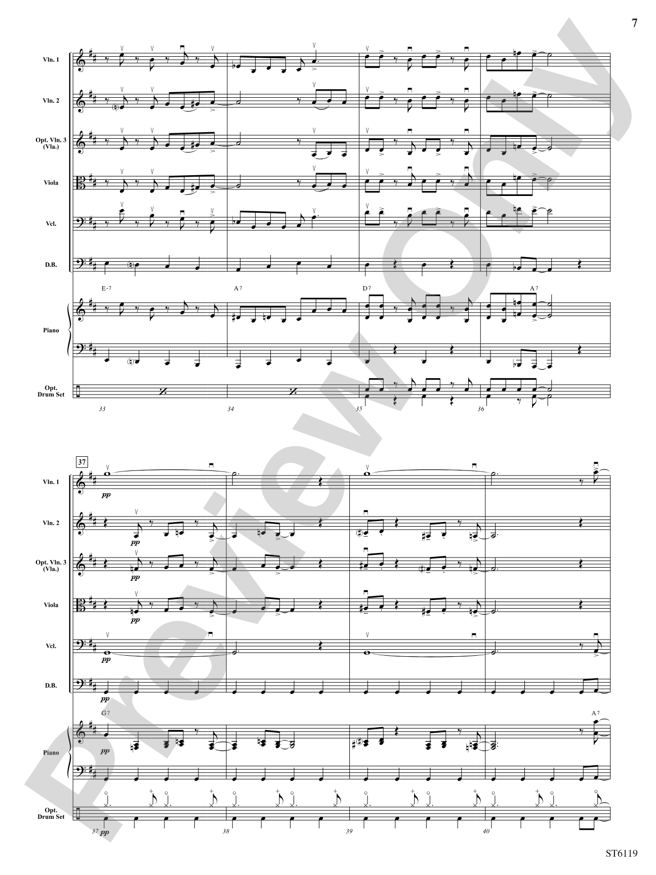 Stringin' the Blues: String Orchestra Conductor Score & Parts