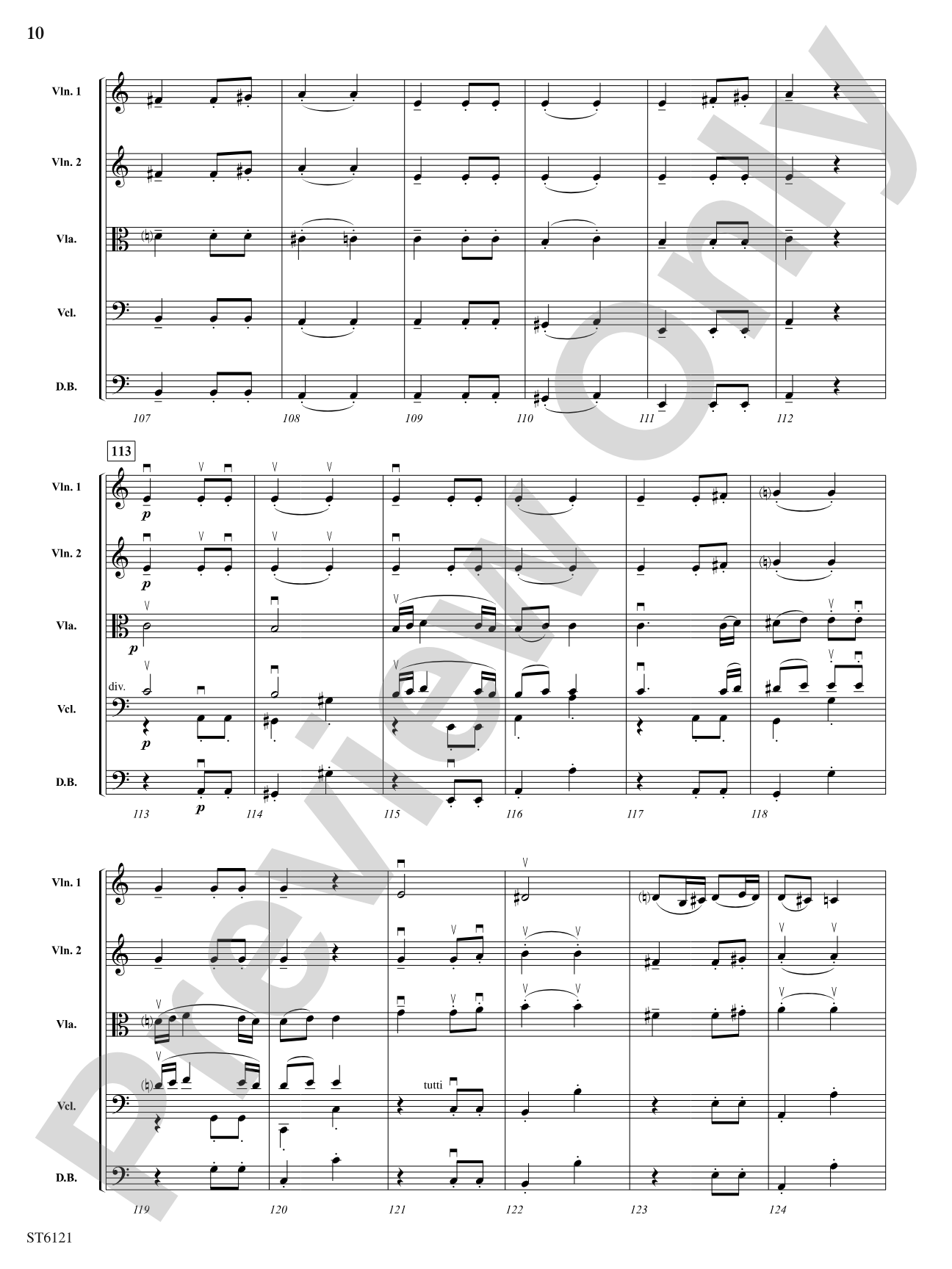 Themes from Symphony No. 7: String Orchestra Conductor Score & Parts