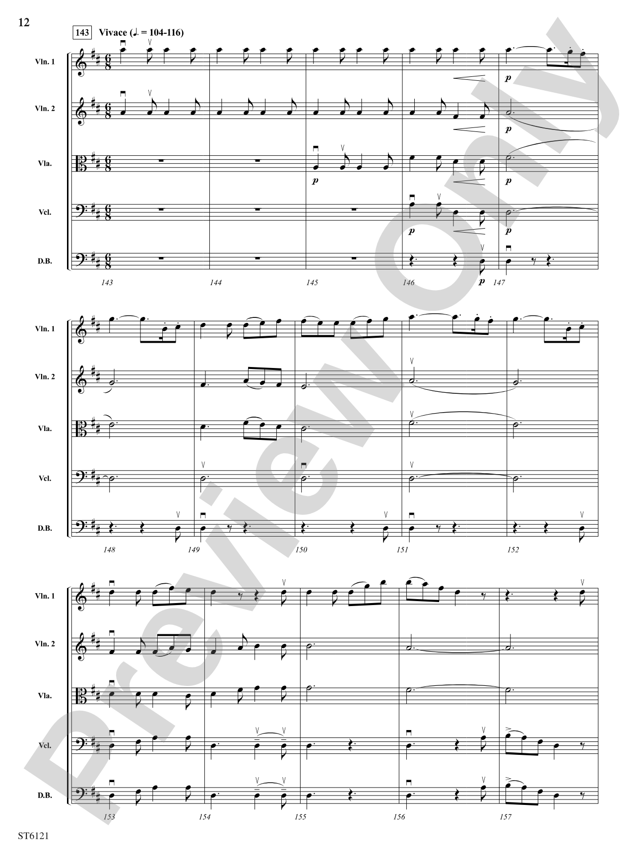 Themes from Symphony No. 7: String Orchestra Conductor Score & Parts