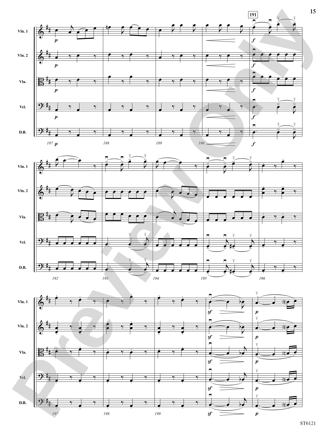 Themes from Symphony No. 7: String Orchestra Conductor Score & Parts