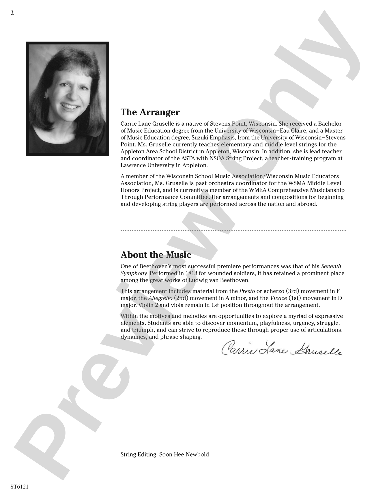 Themes from Symphony No. 7: String Orchestra Conductor Score & Parts