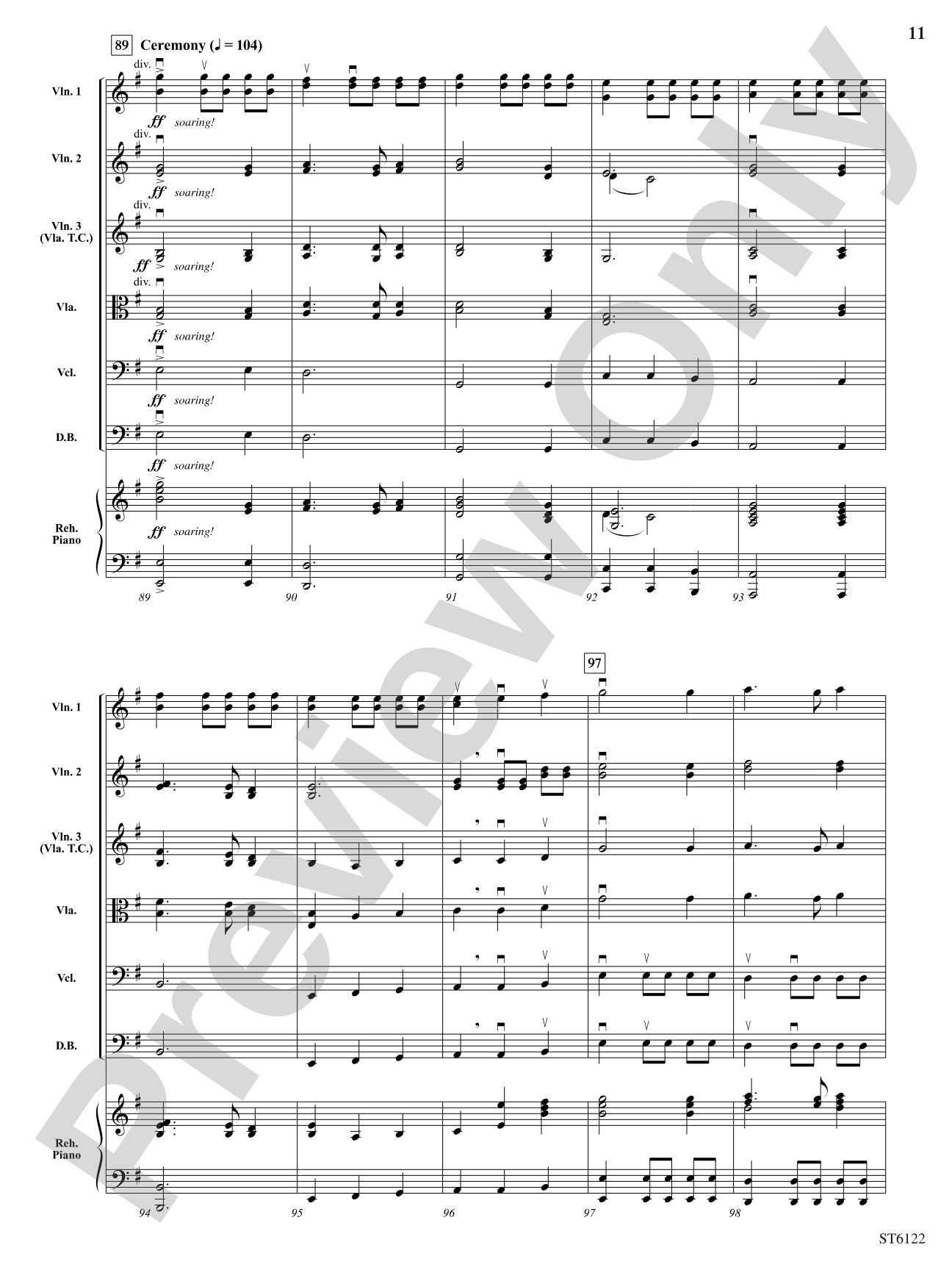 Medieval Wars (Prelude, Tournament, and Ceremony): String Orchestra Conductor Score & Parts