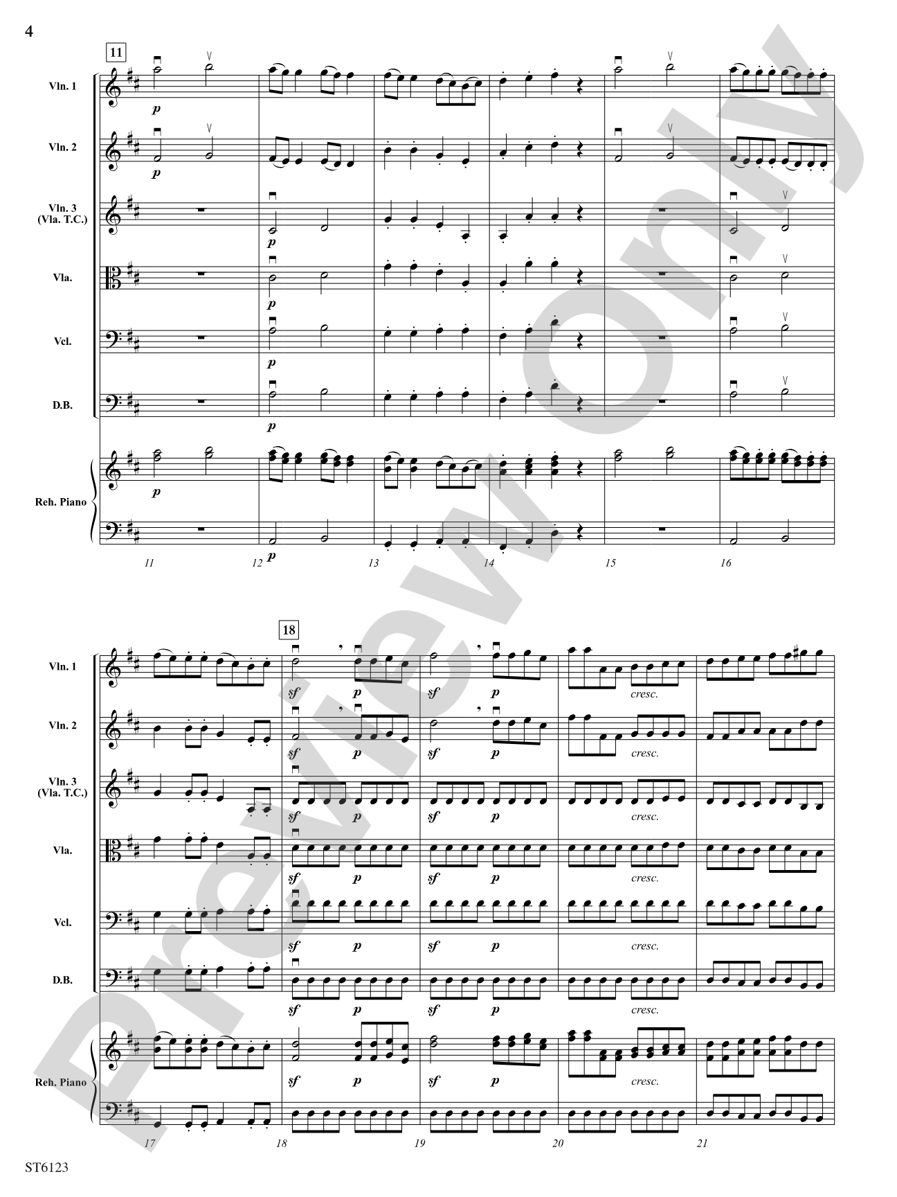 Eine Kleine Nachtmusik (A Little Night Music): String Orchestra Conductor Score & Parts