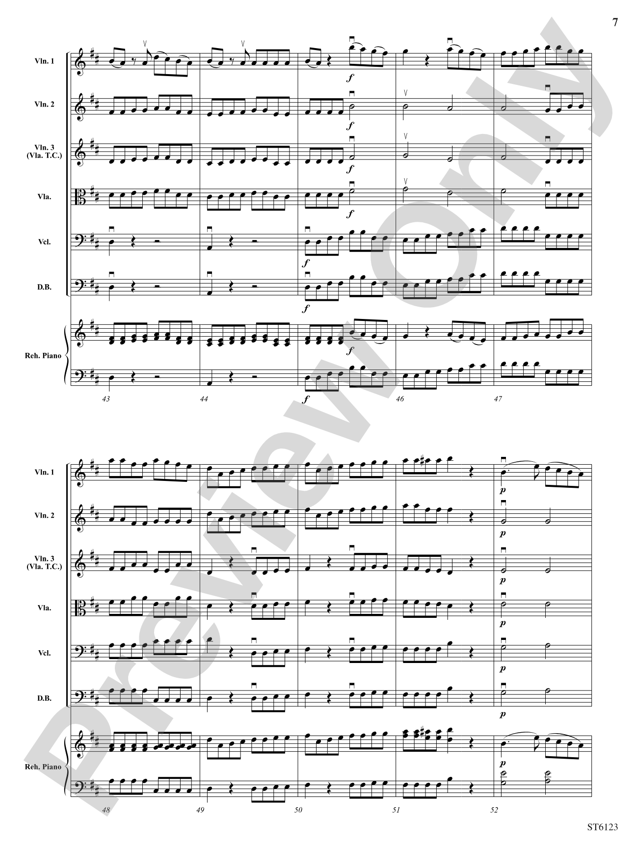 Eine Kleine Nachtmusik (A Little Night Music): String Orchestra Conductor Score & Parts