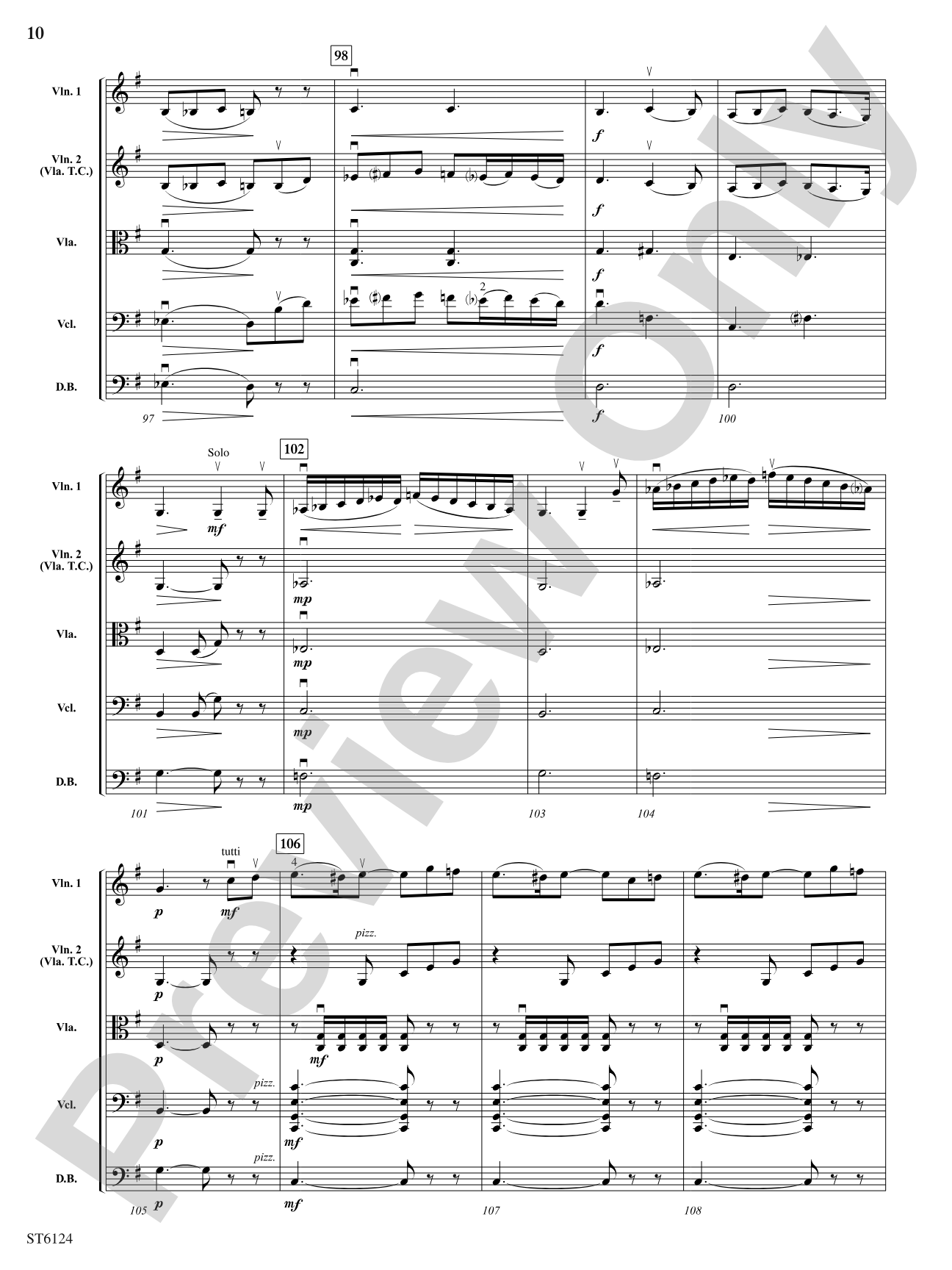 Scheherazade: String Orchestra Conductor Score & Parts