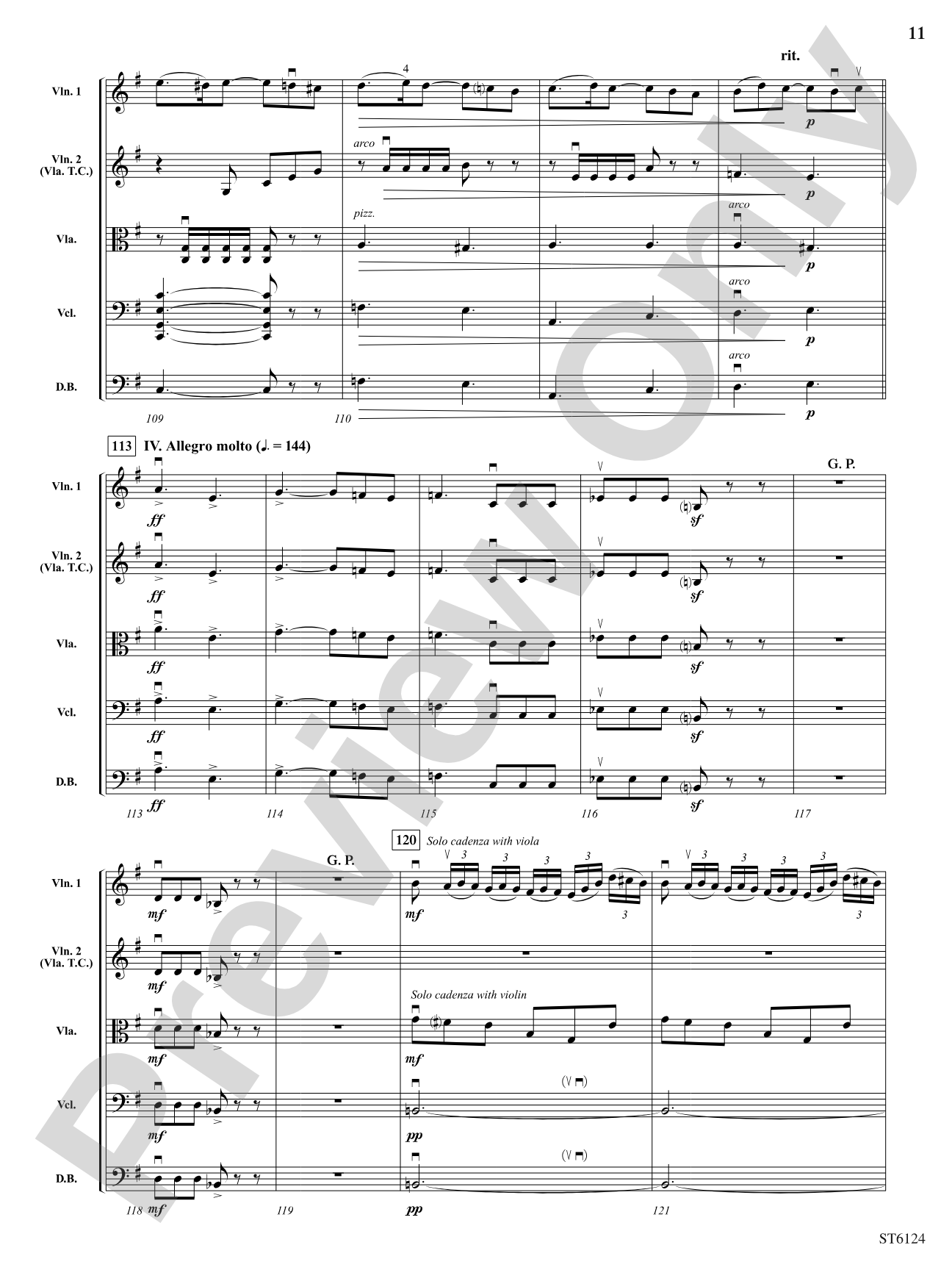 Scheherazade: String Orchestra Conductor Score & Parts