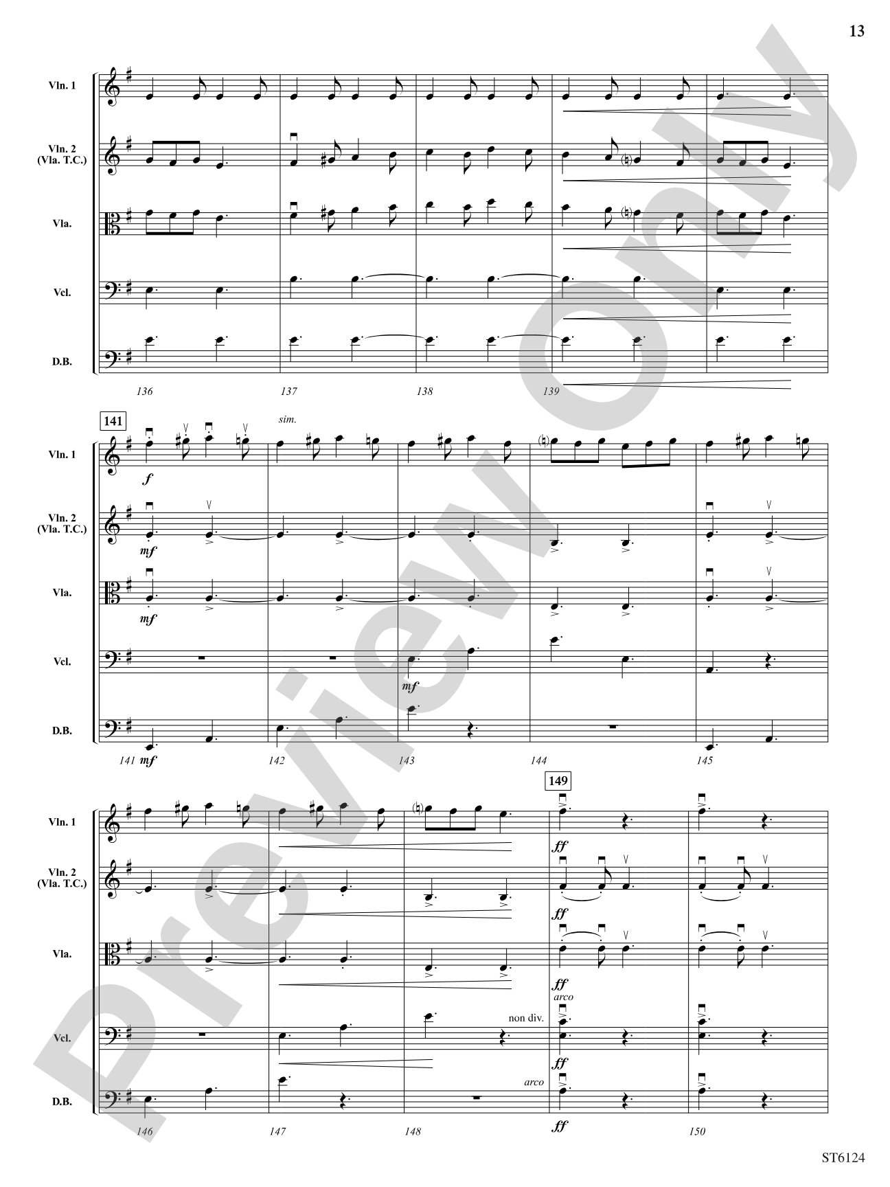 Scheherazade: String Orchestra Conductor Score & Parts