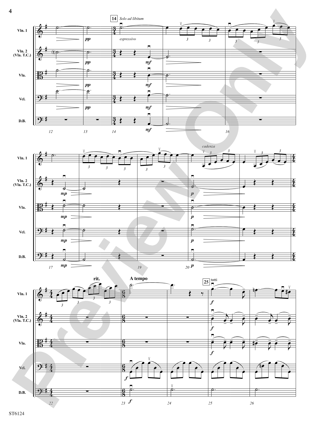 Scheherazade: String Orchestra Conductor Score & Parts