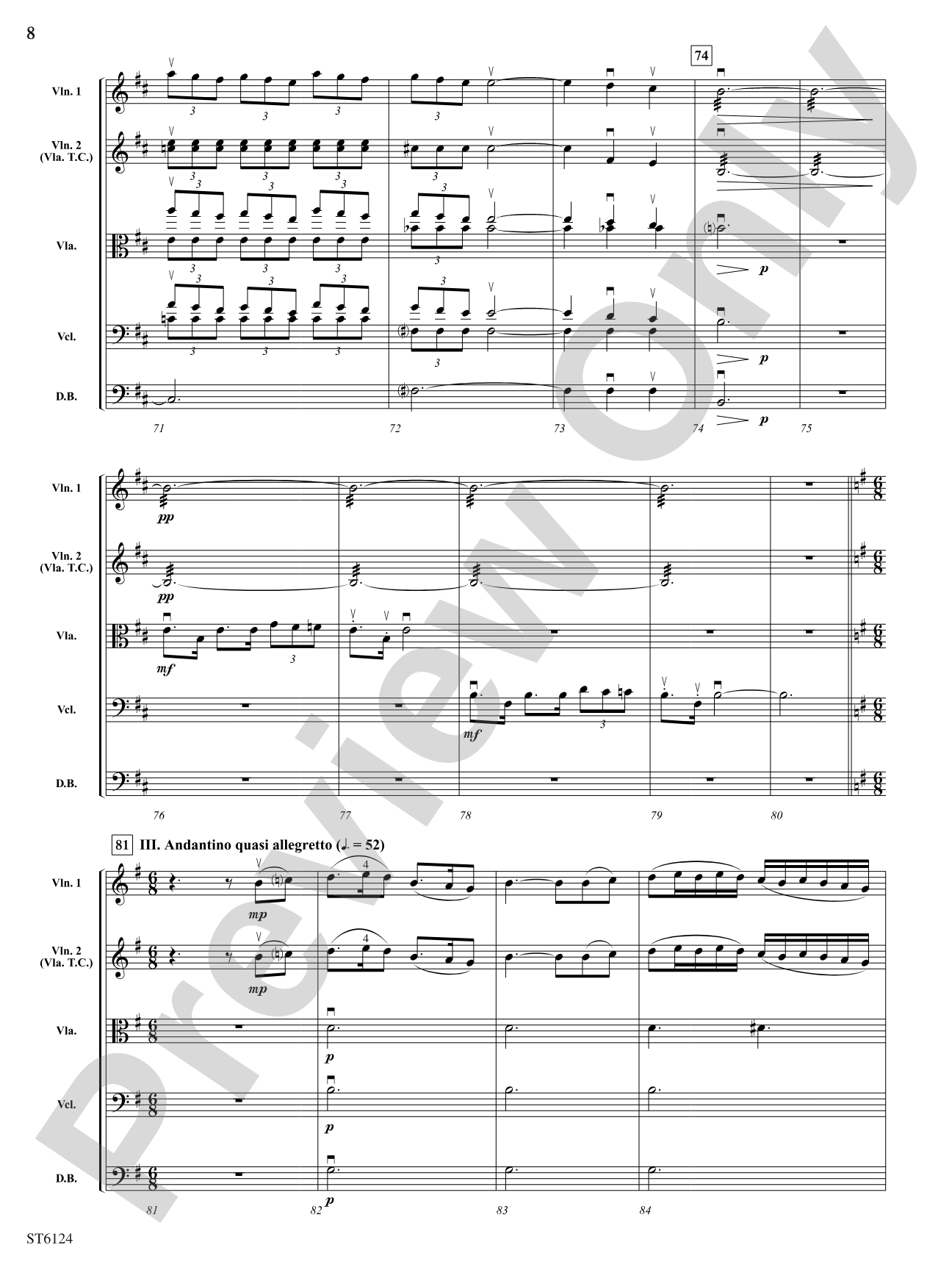 Scheherazade: String Orchestra Conductor Score & Parts