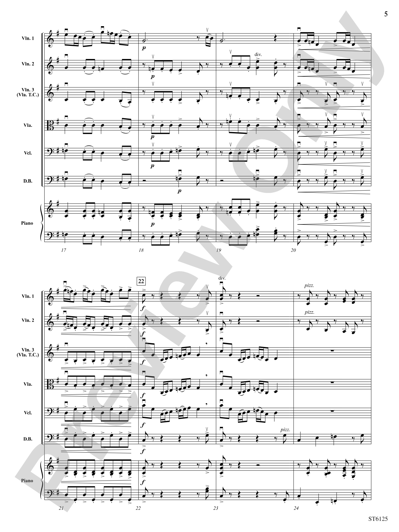 Oregon Trail: String Orchestra Conductor Score & Parts