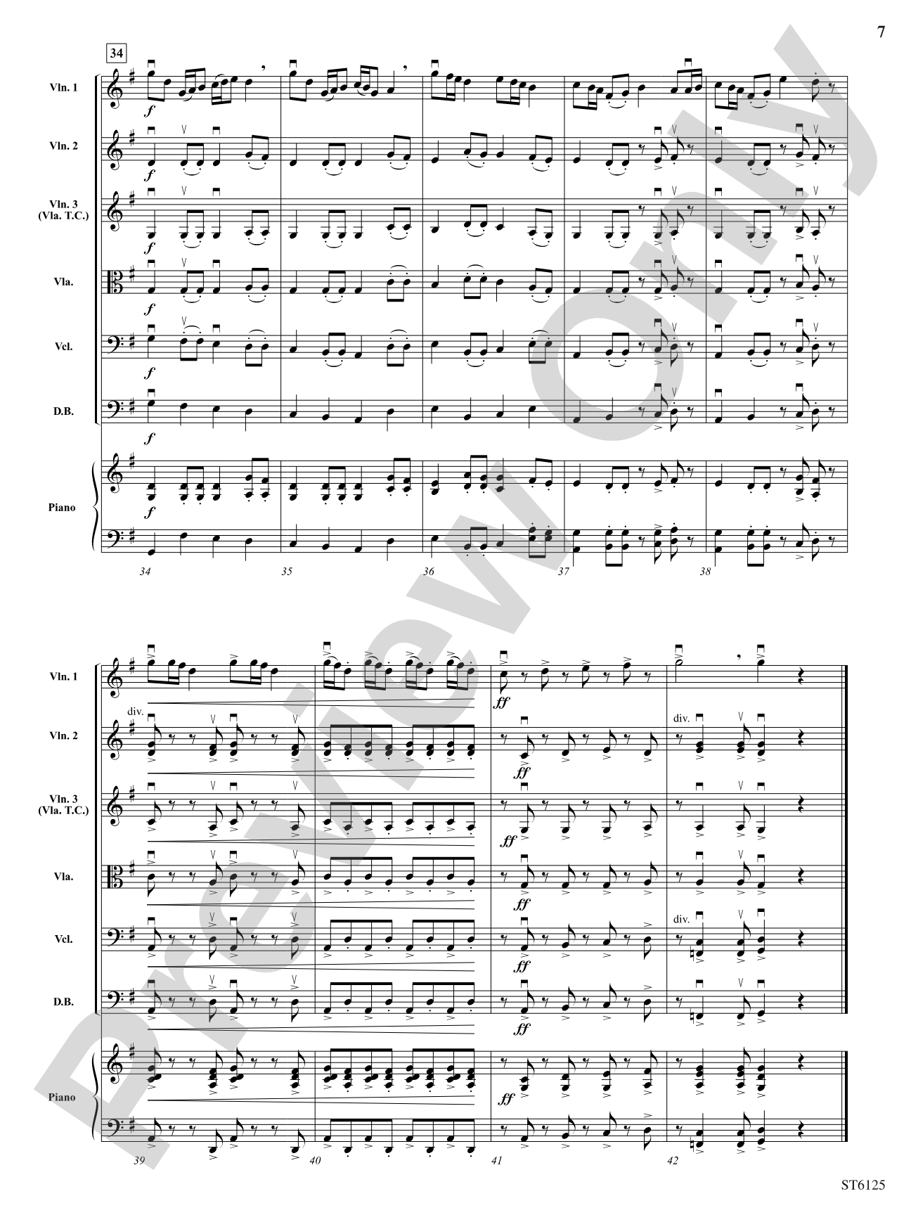 Oregon Trail: String Orchestra Conductor Score & Parts