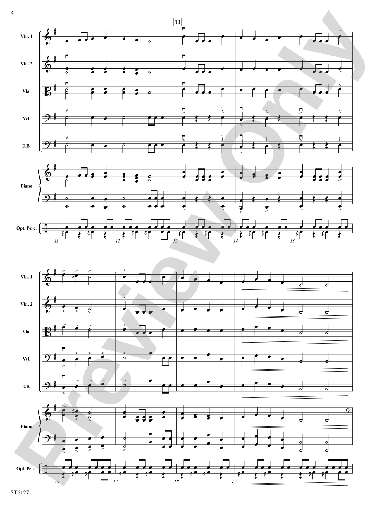 Tribal Dance: String Orchestra Conductor Score & Parts