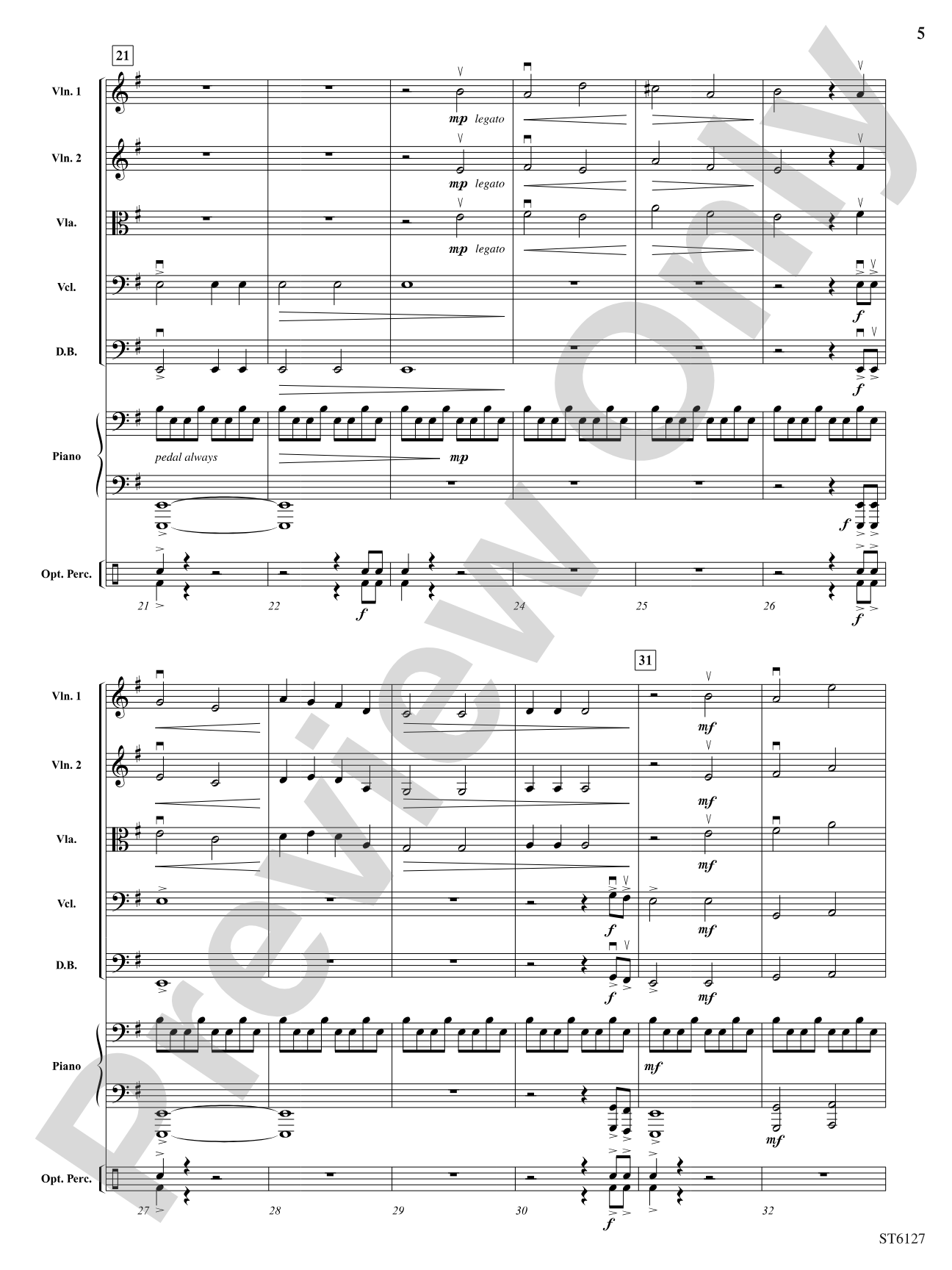 Tribal Dance: String Orchestra Conductor Score & Parts