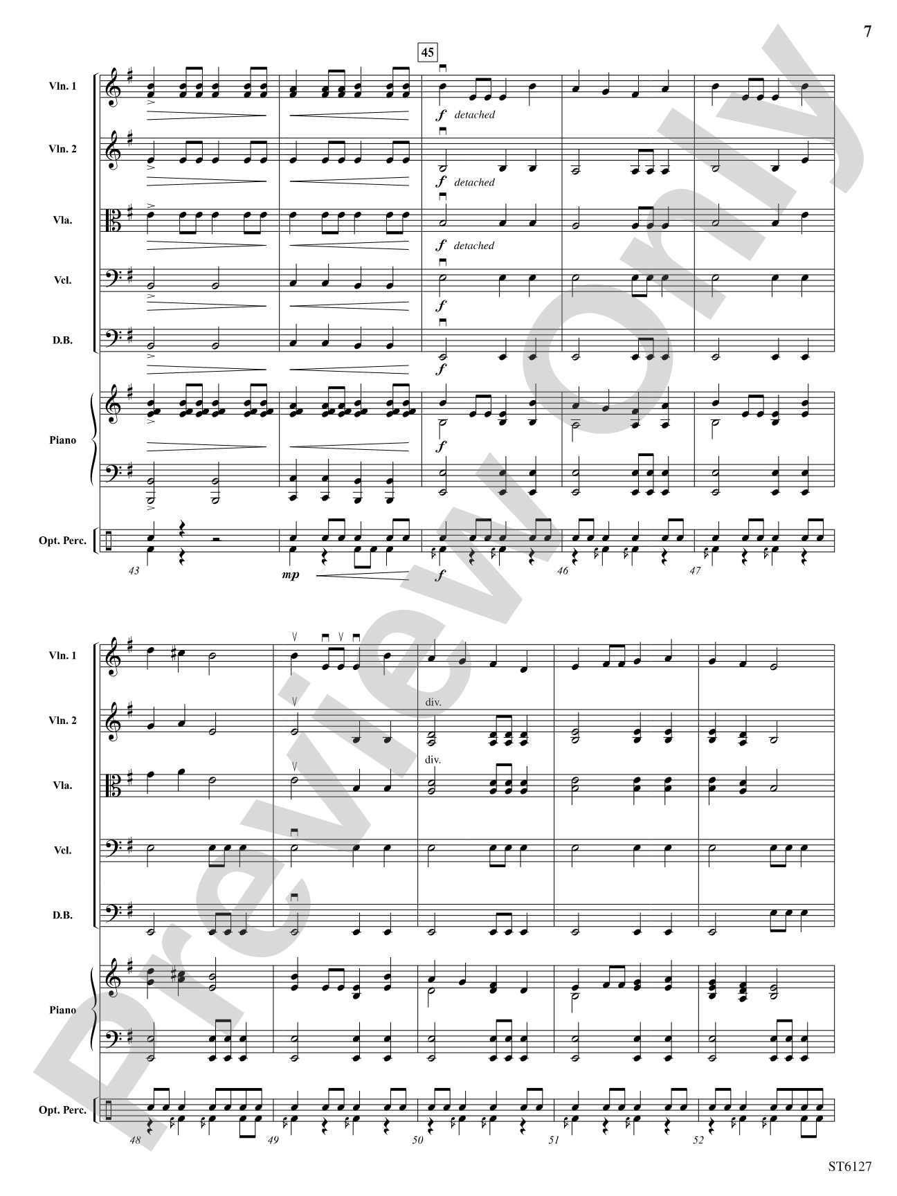 Tribal Dance: String Orchestra Conductor Score & Parts