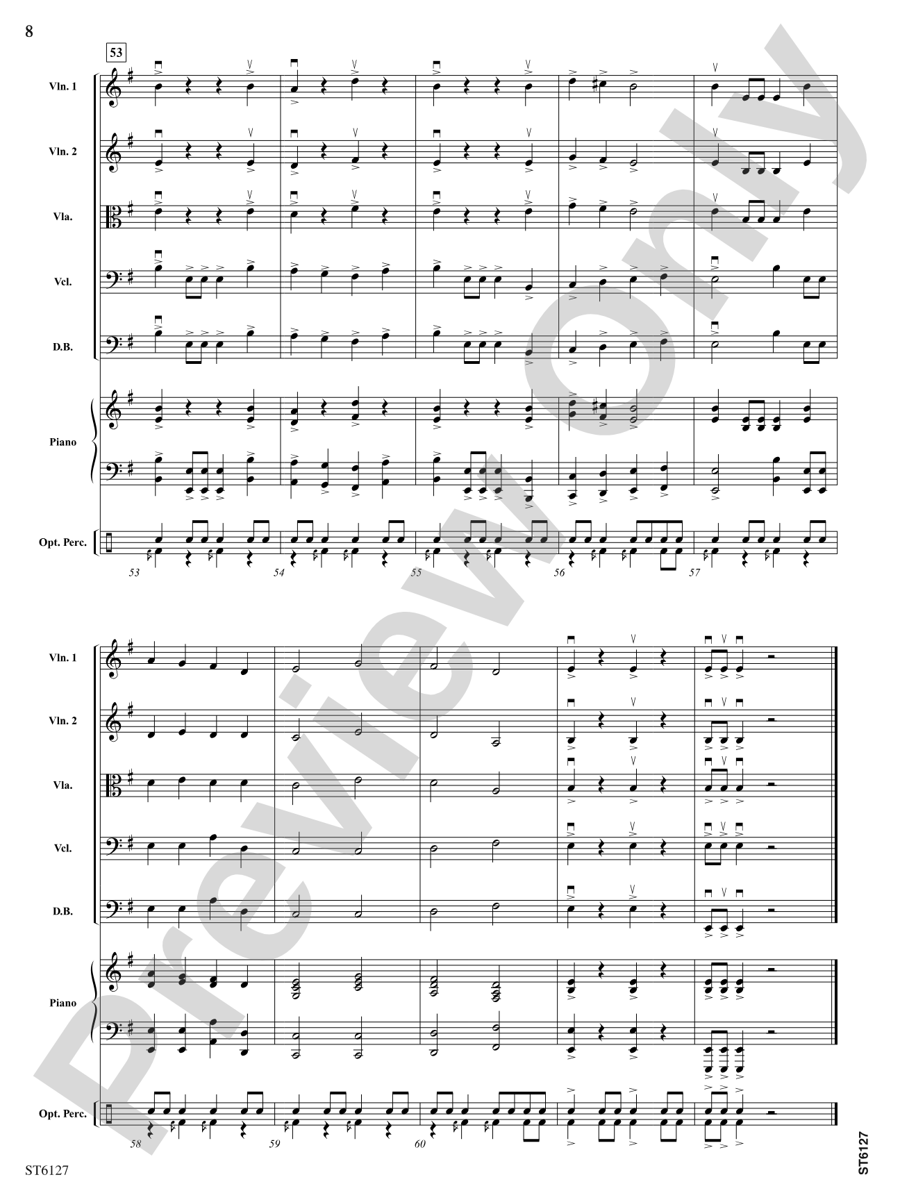 Tribal Dance: String Orchestra Conductor Score & Parts