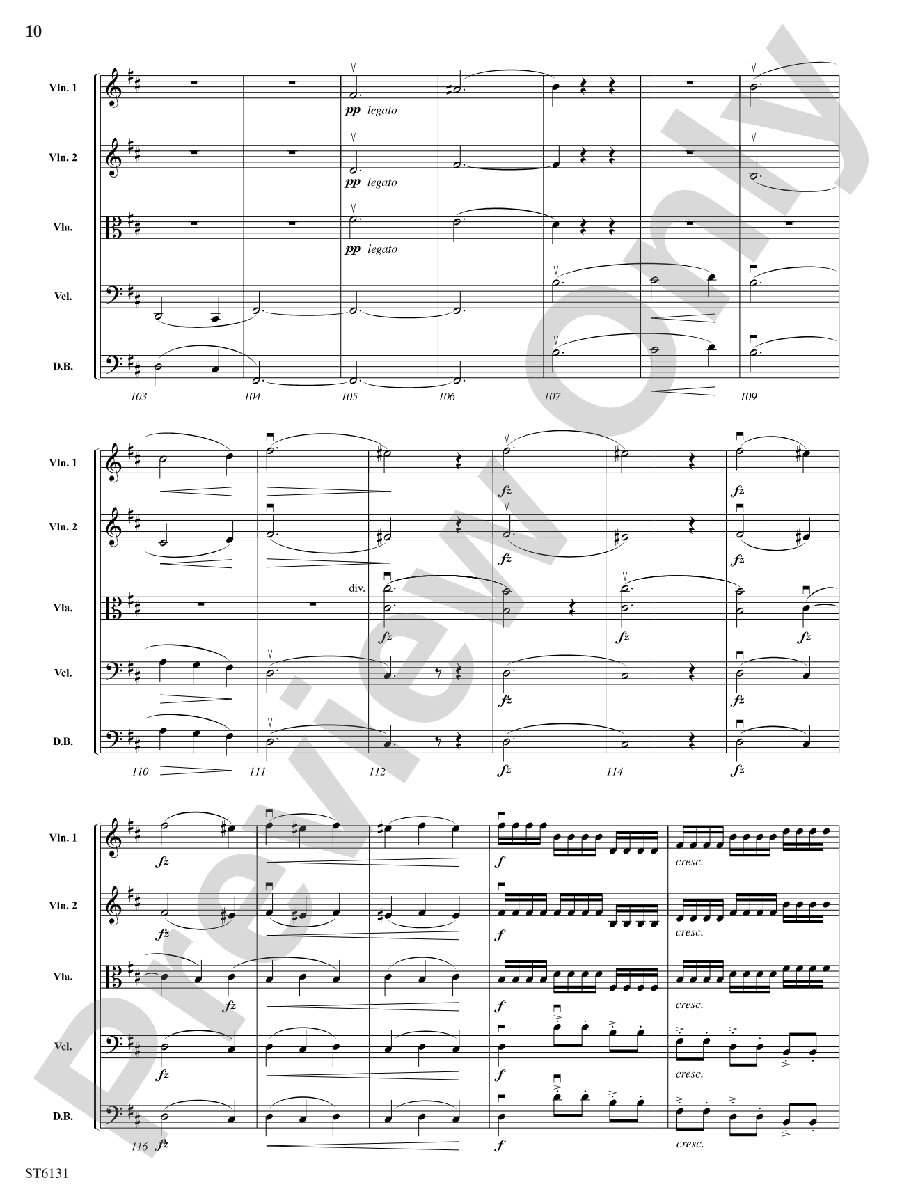 Symphony No. 8 "Unfinished" (First Movement): String Orchestra Conductor Score & Parts