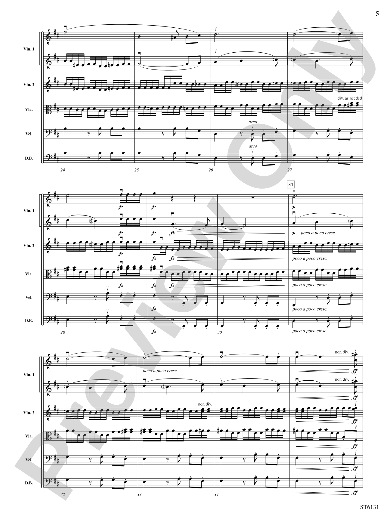 Symphony No. 8 "Unfinished" (First Movement): String Orchestra Conductor Score & Parts