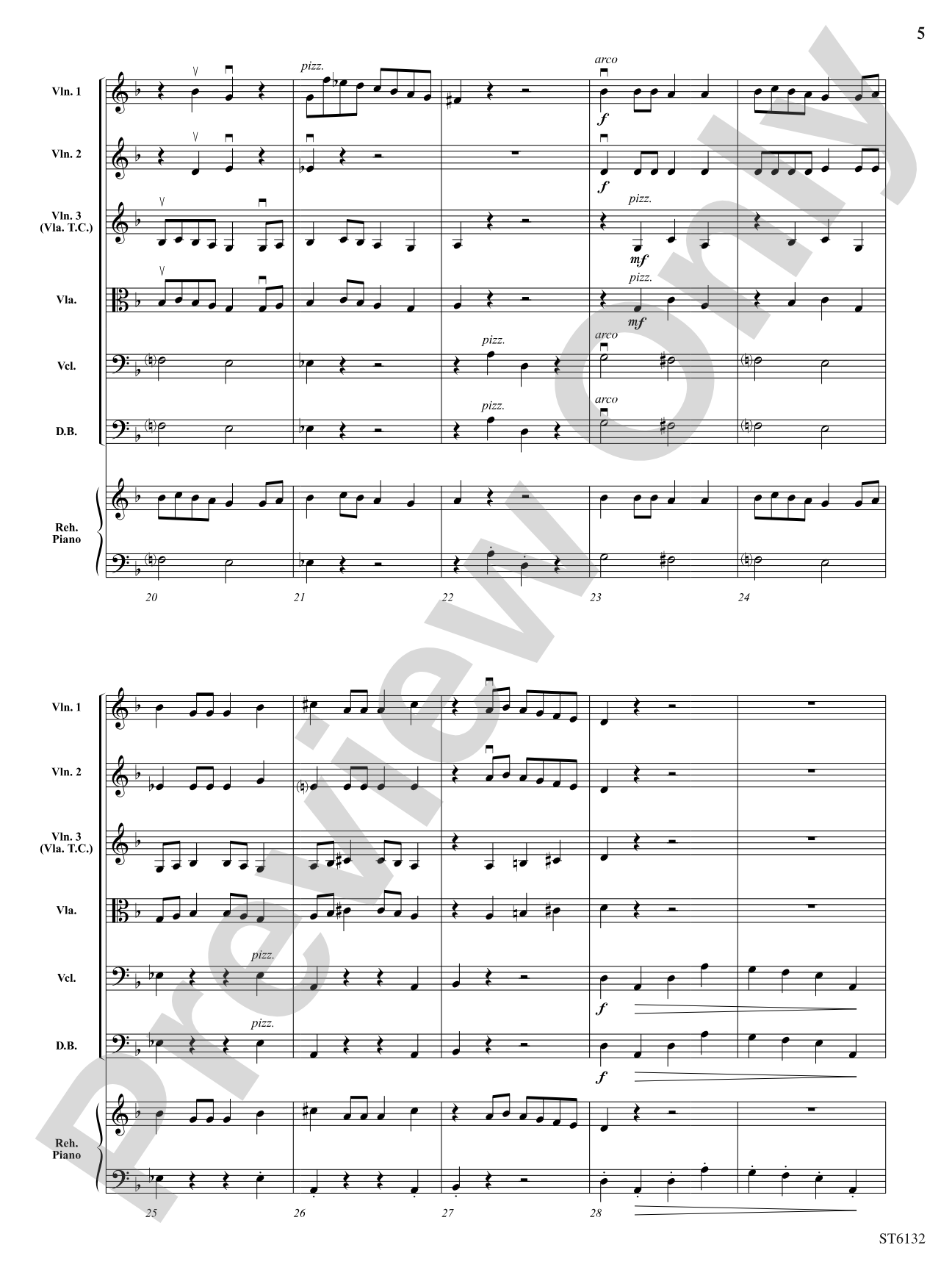 Dance Mysterioso: String Orchestra Conductor Score & Parts