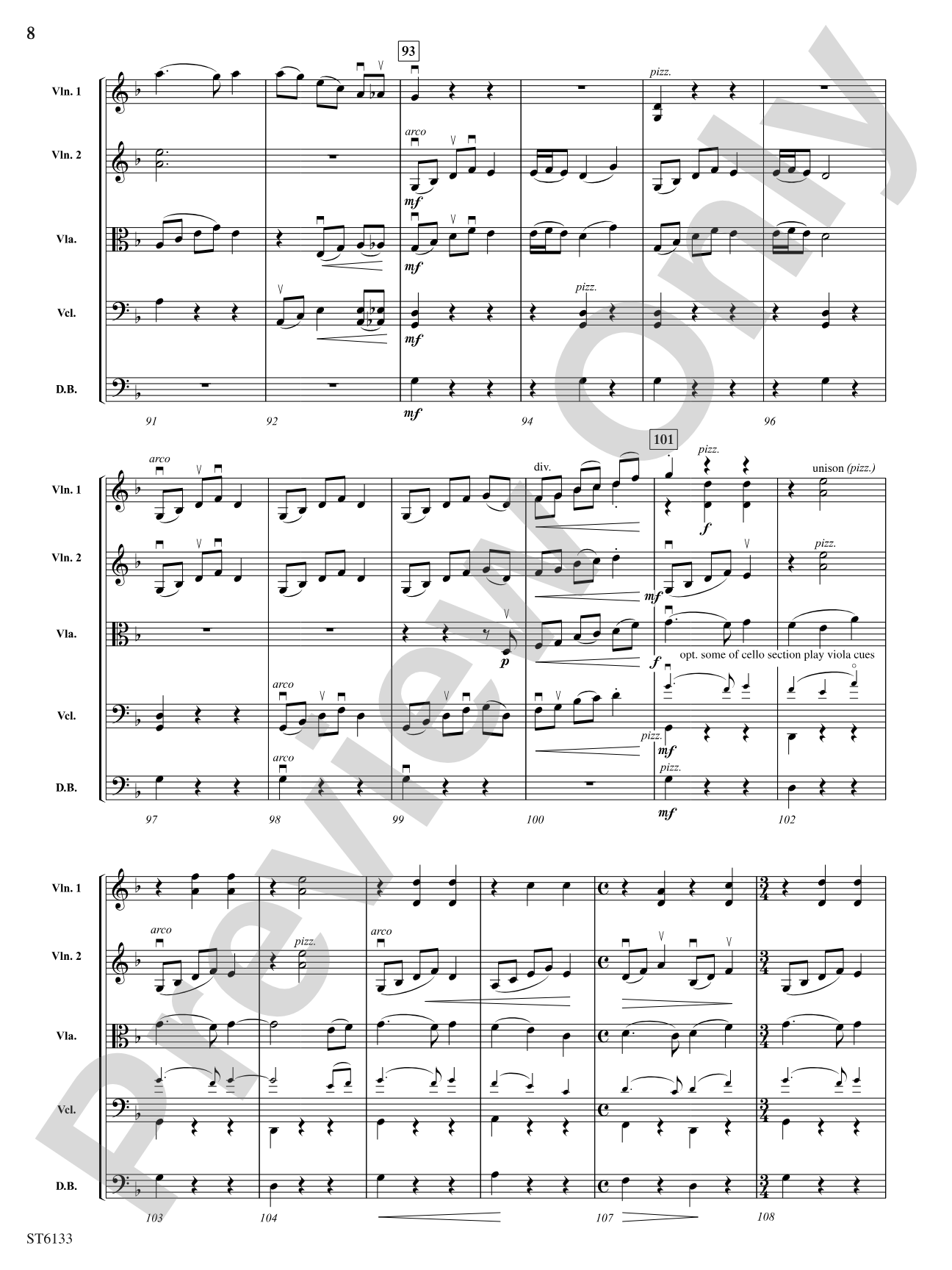 Revelation's Edge: String Orchestra Conductor Score & Parts