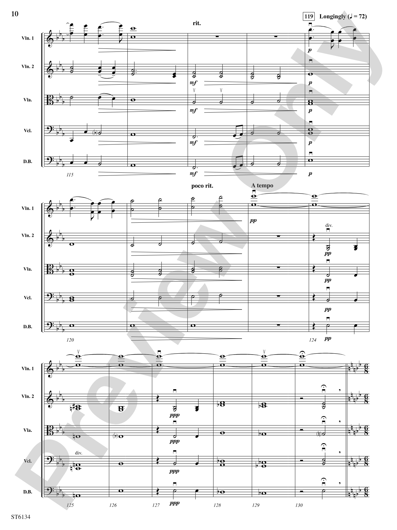Point Lookout (A Fantasy on Civil War Songs): String Orchestra Conductor Score & Parts