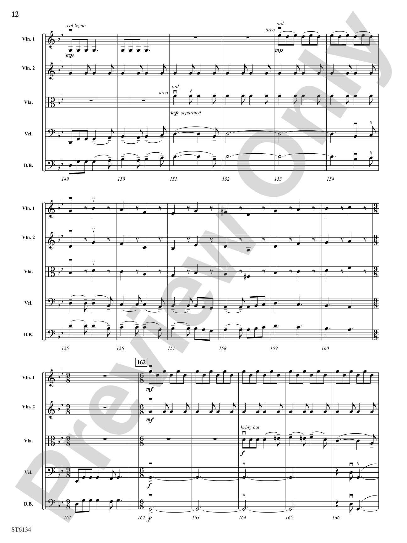 Point Lookout (A Fantasy on Civil War Songs): String Orchestra Conductor Score & Parts