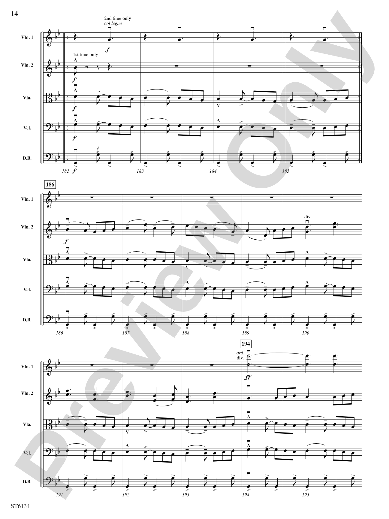 Point Lookout (A Fantasy on Civil War Songs): String Orchestra Conductor Score & Parts