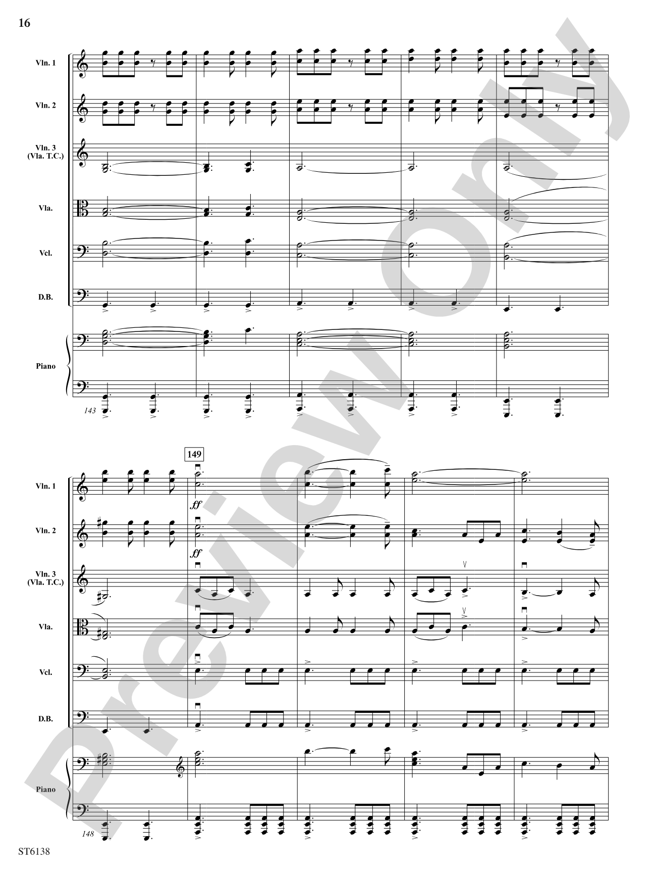 A Hero's Journey: String Orchestra Conductor Score & Parts