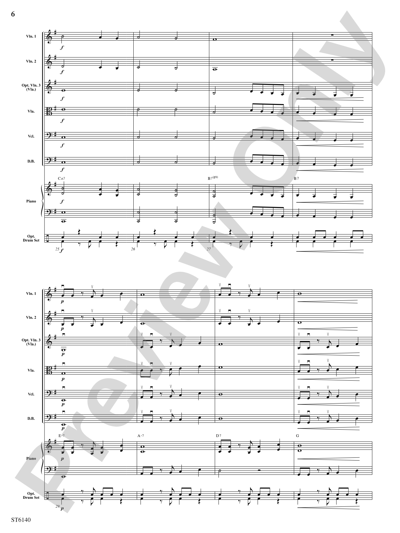 Calypso: String Orchestra Conductor Score & Parts
