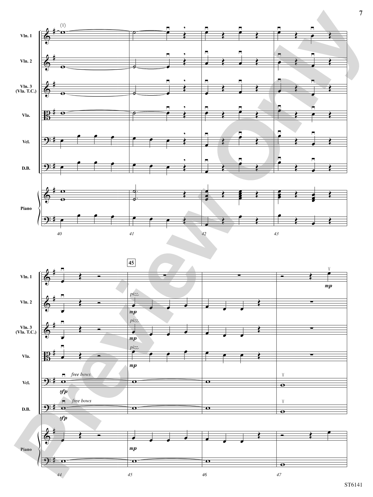 God Rest Ye Merry, Gentlemen: String Orchestra Conductor Score & Parts