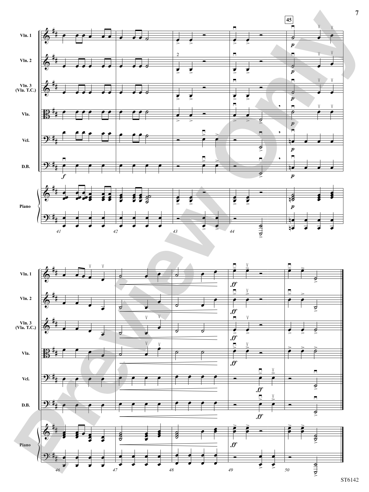 Legend of Dark Mountain: String Orchestra Conductor Score & Parts