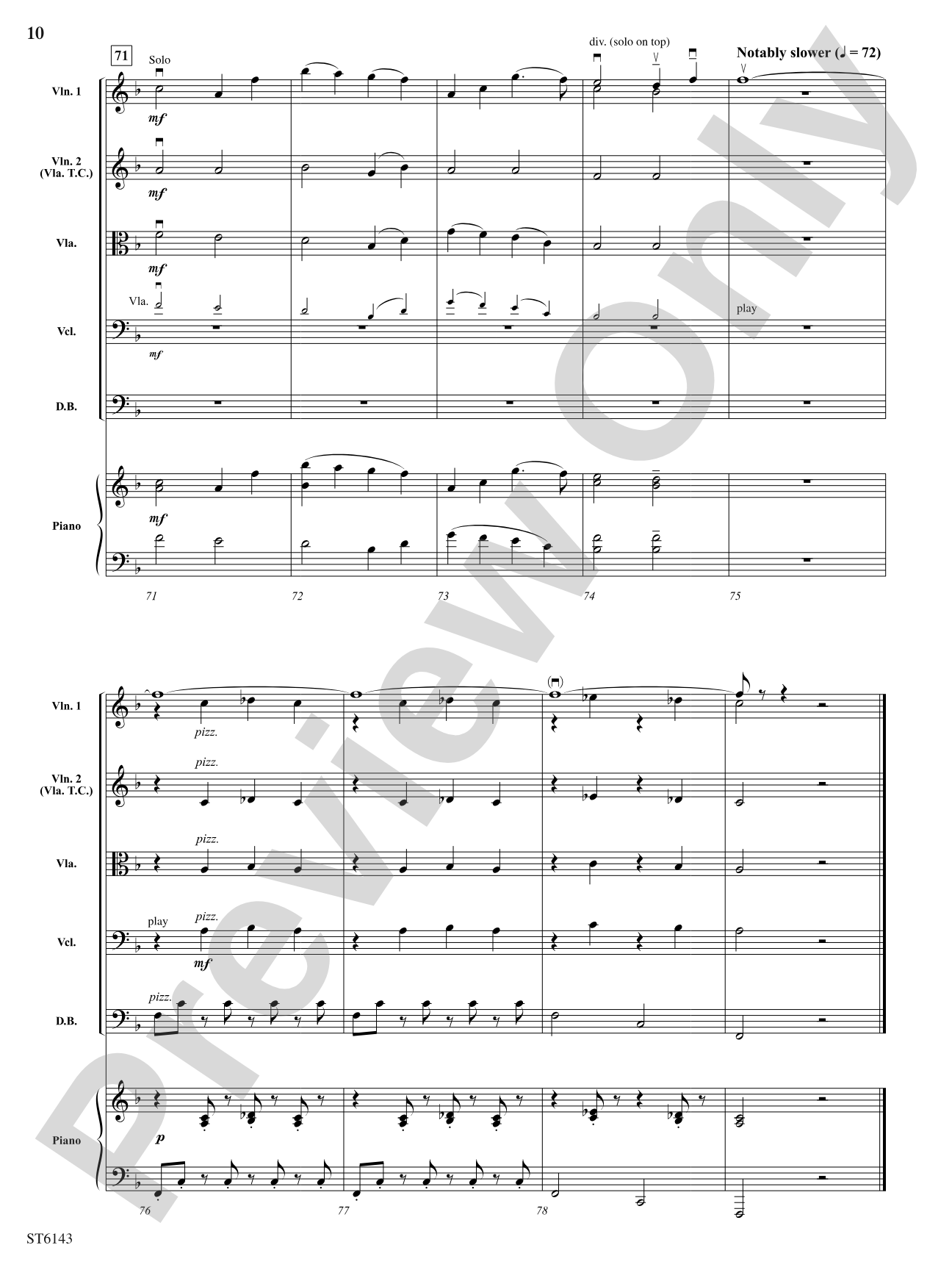 Relic: String Orchestra Conductor Score & Parts