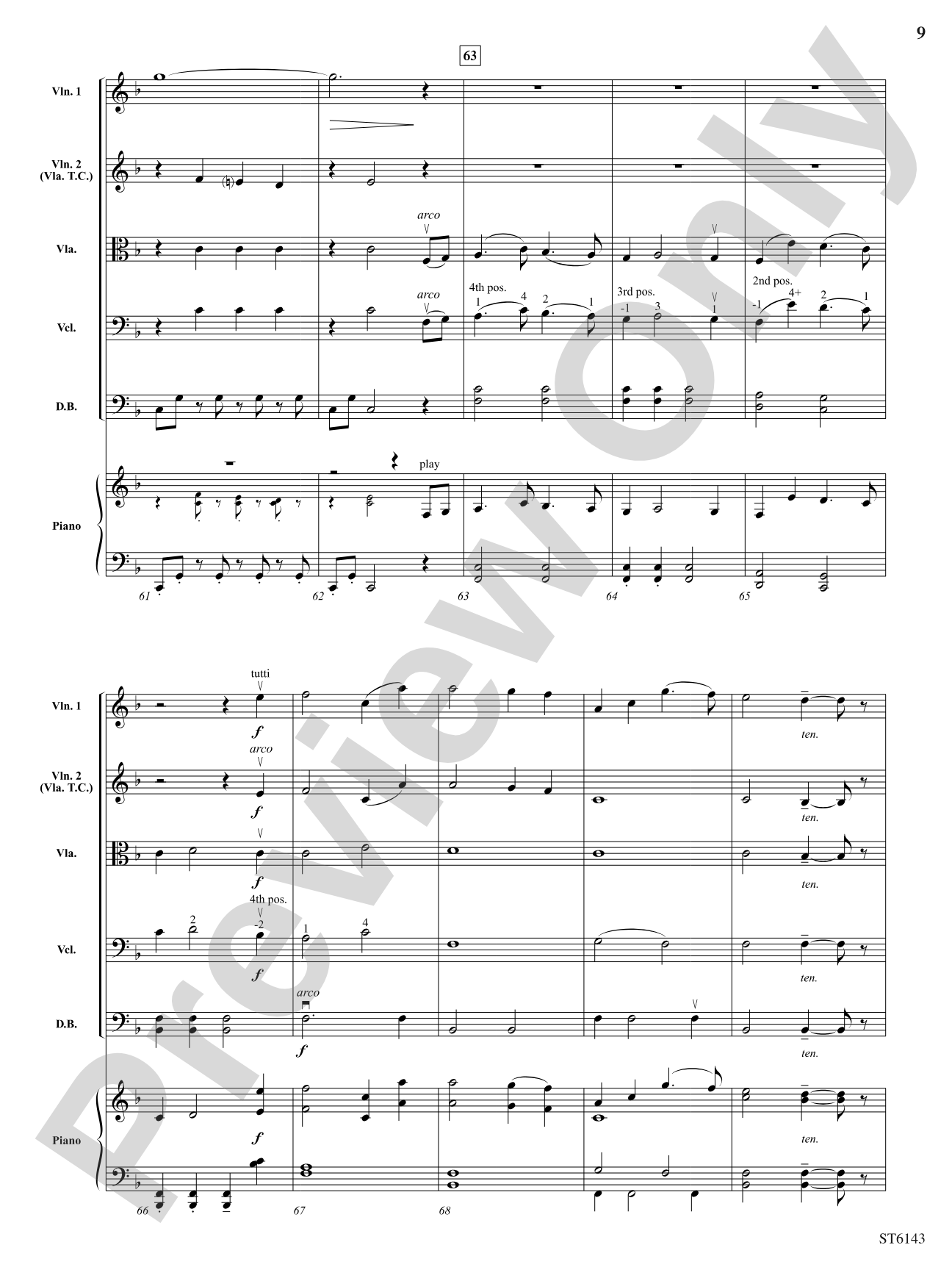 Relic: String Orchestra Conductor Score & Parts